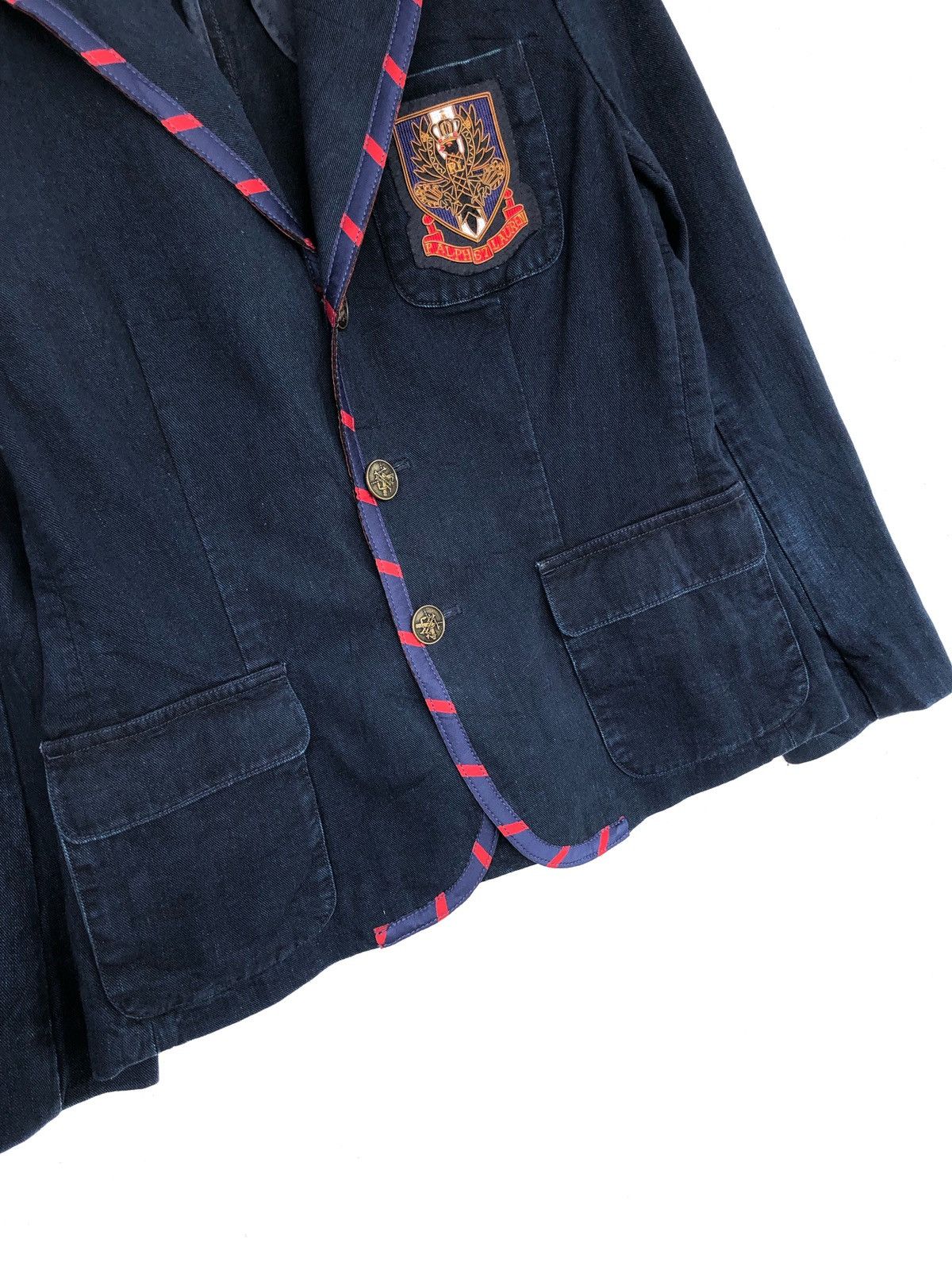 Polo Ralph Lauren Ralph Lauren Royal Patch Indigo Denim Coat Jacket Size US XS / EU 42 / 0 - 4 Thumbnail