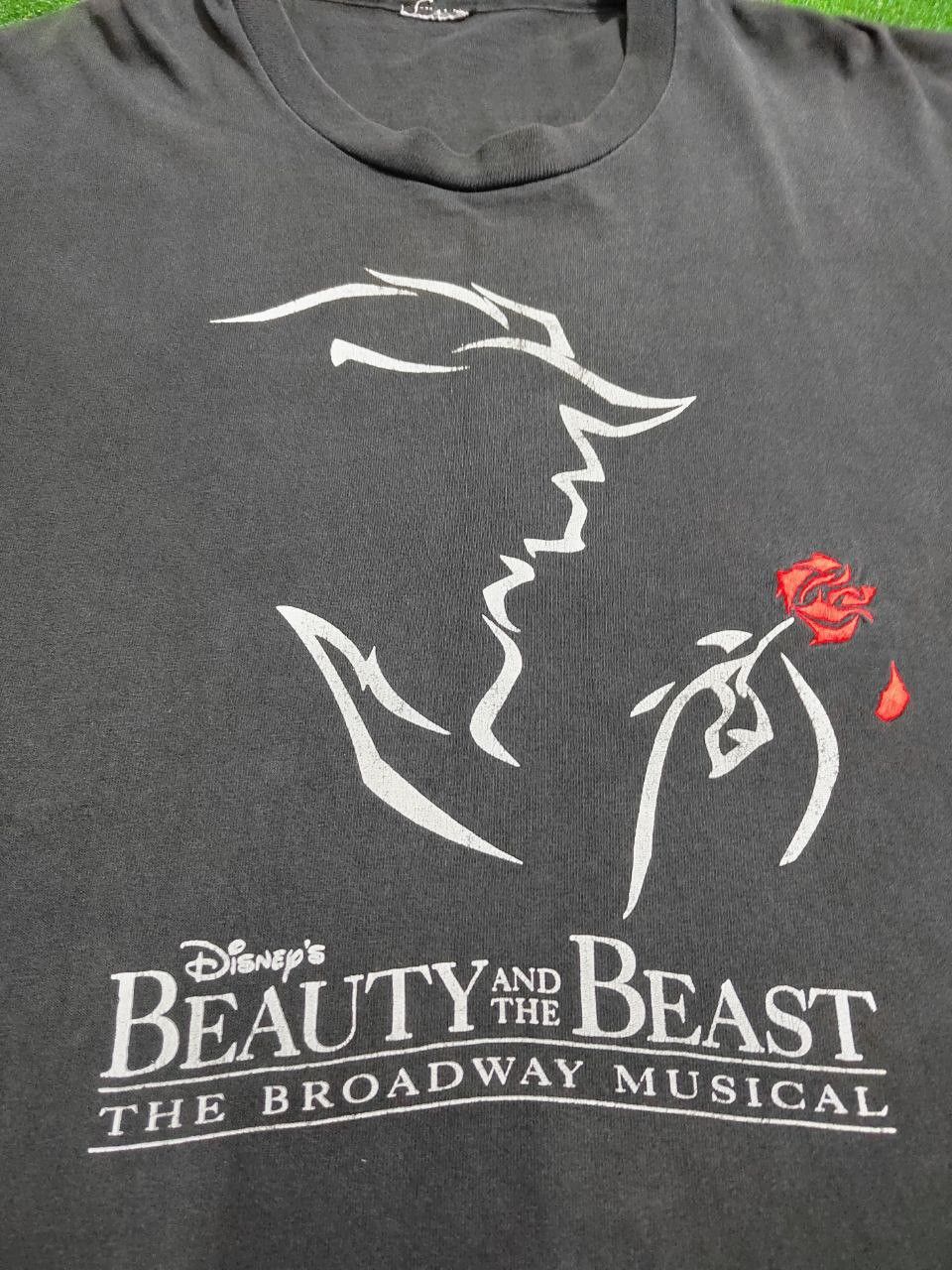 image of Movie x Vintage Beauty And The Beast The Broadway Musical in Black, Men's (Size XL)