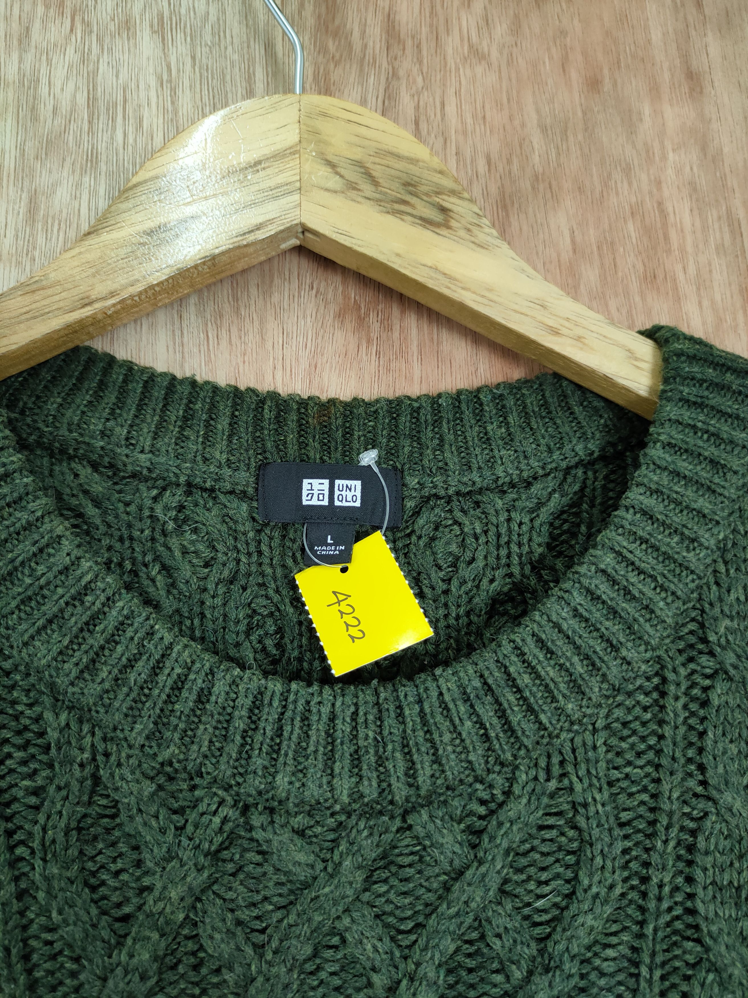Aran Isles Knitwear Uniqlo cable knitwear japan streetwear vintage #4222 Size US L / EU 52-54 / 3 - 4 Thumbnail