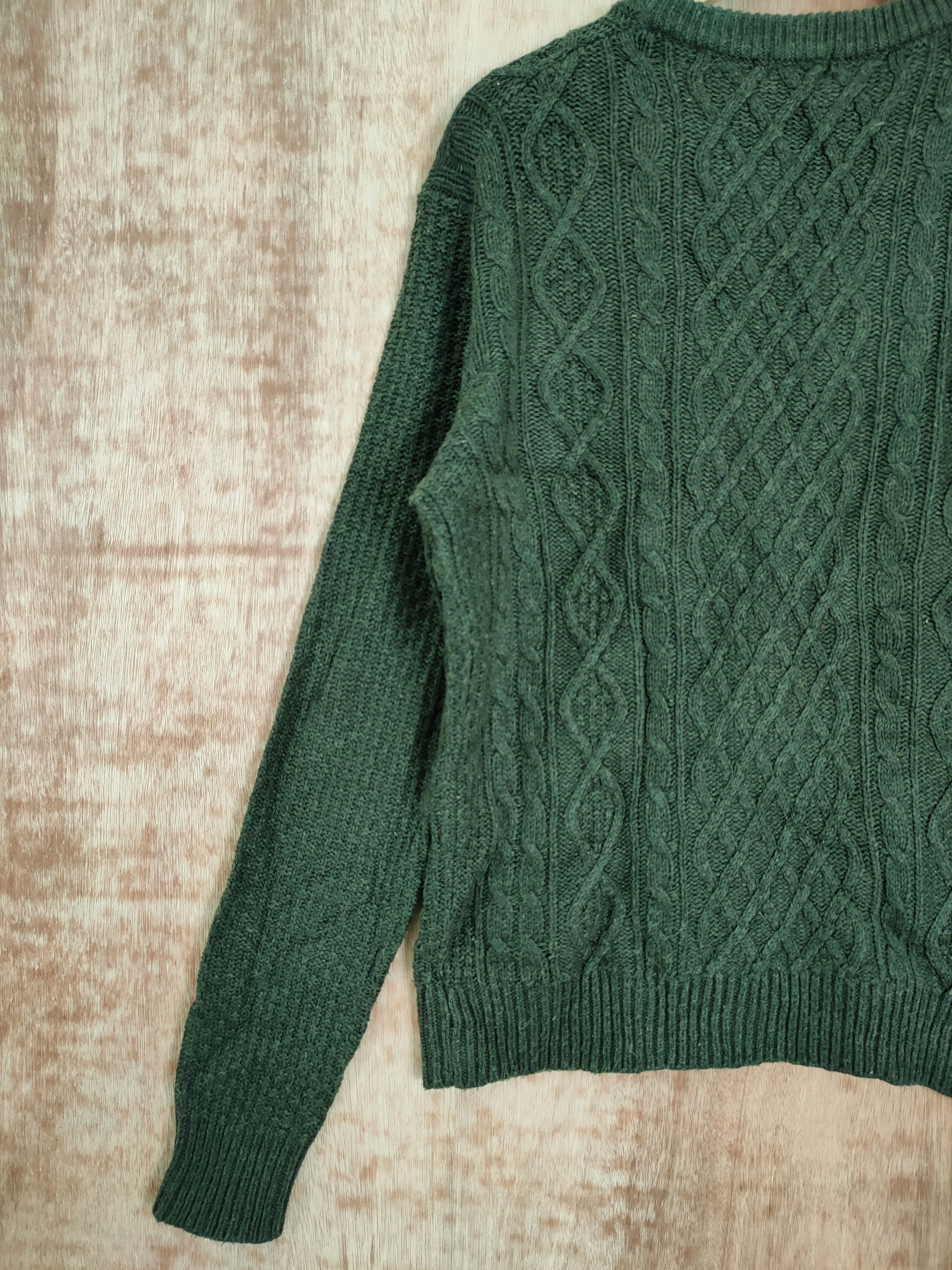 Aran Isles Knitwear Uniqlo cable knitwear japan streetwear vintage #4222 Size US L / EU 52-54 / 3 - 7 Thumbnail