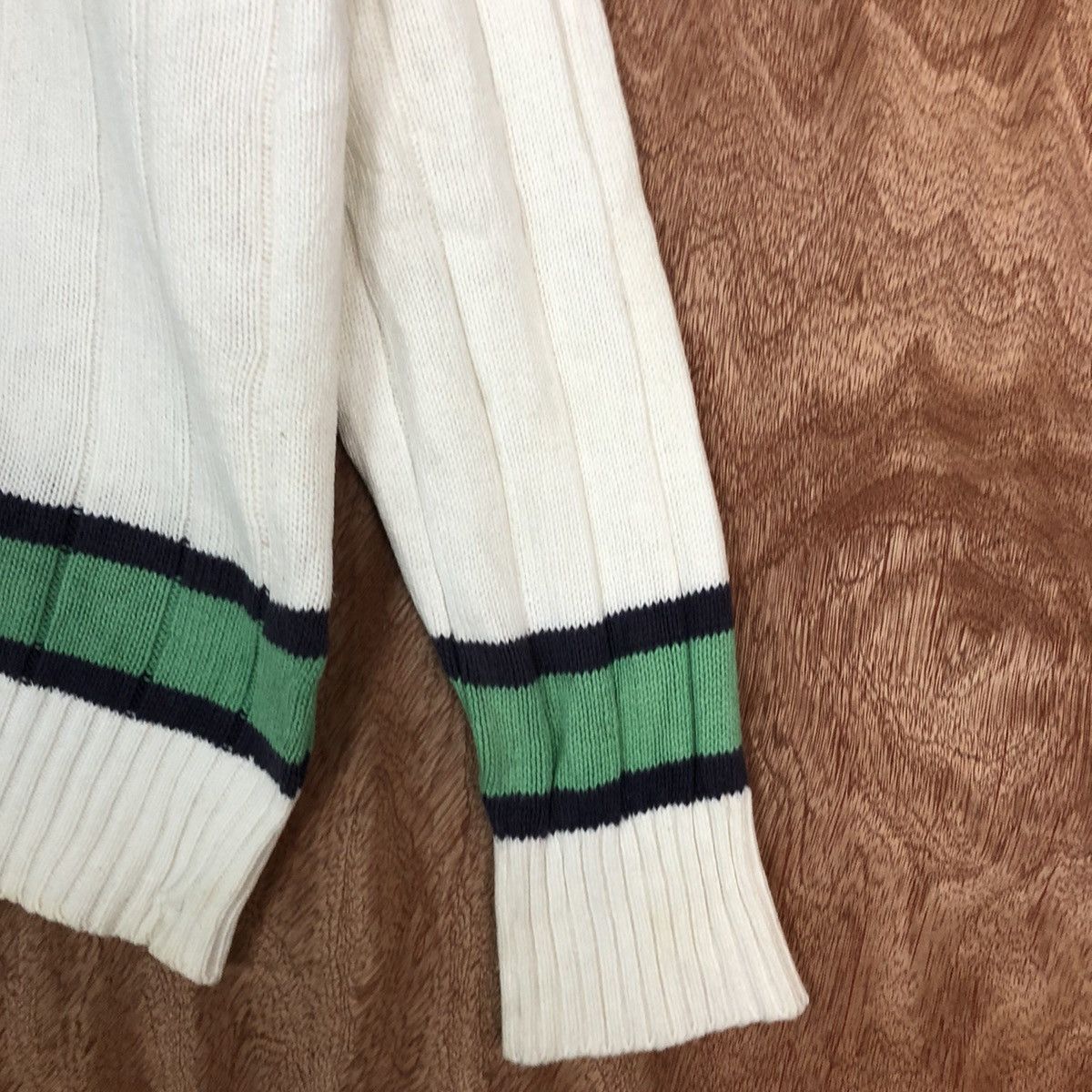 Van DLL Van Jac White Cardigan knitwear #c589 Size US M / EU 48-50 / 2 - 4 Thumbnail