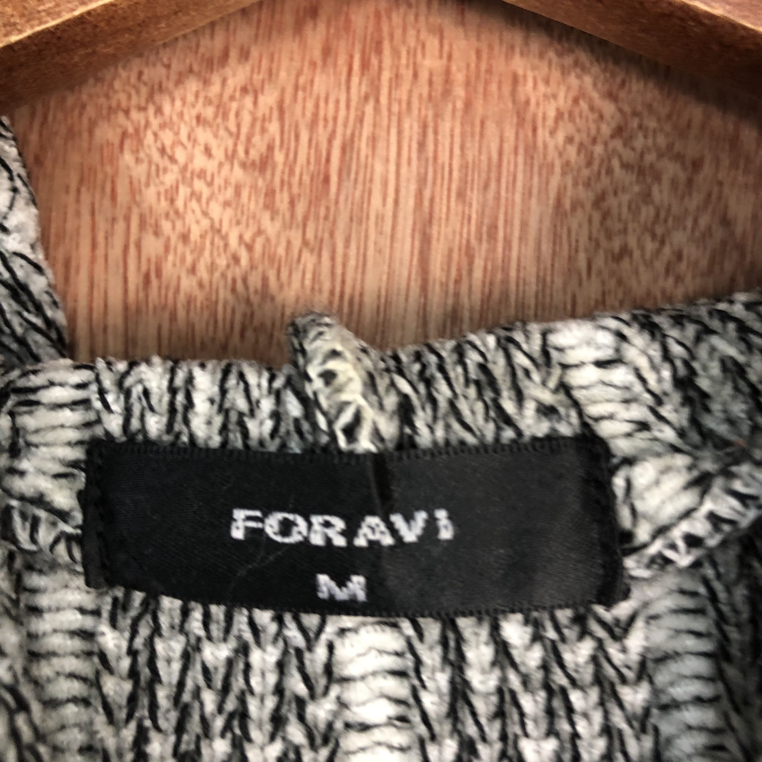 Vintage DL Foravi White Zipper hoodie Knitwear #c497 Size US M / EU 48-50 / 2 - 8 Thumbnail