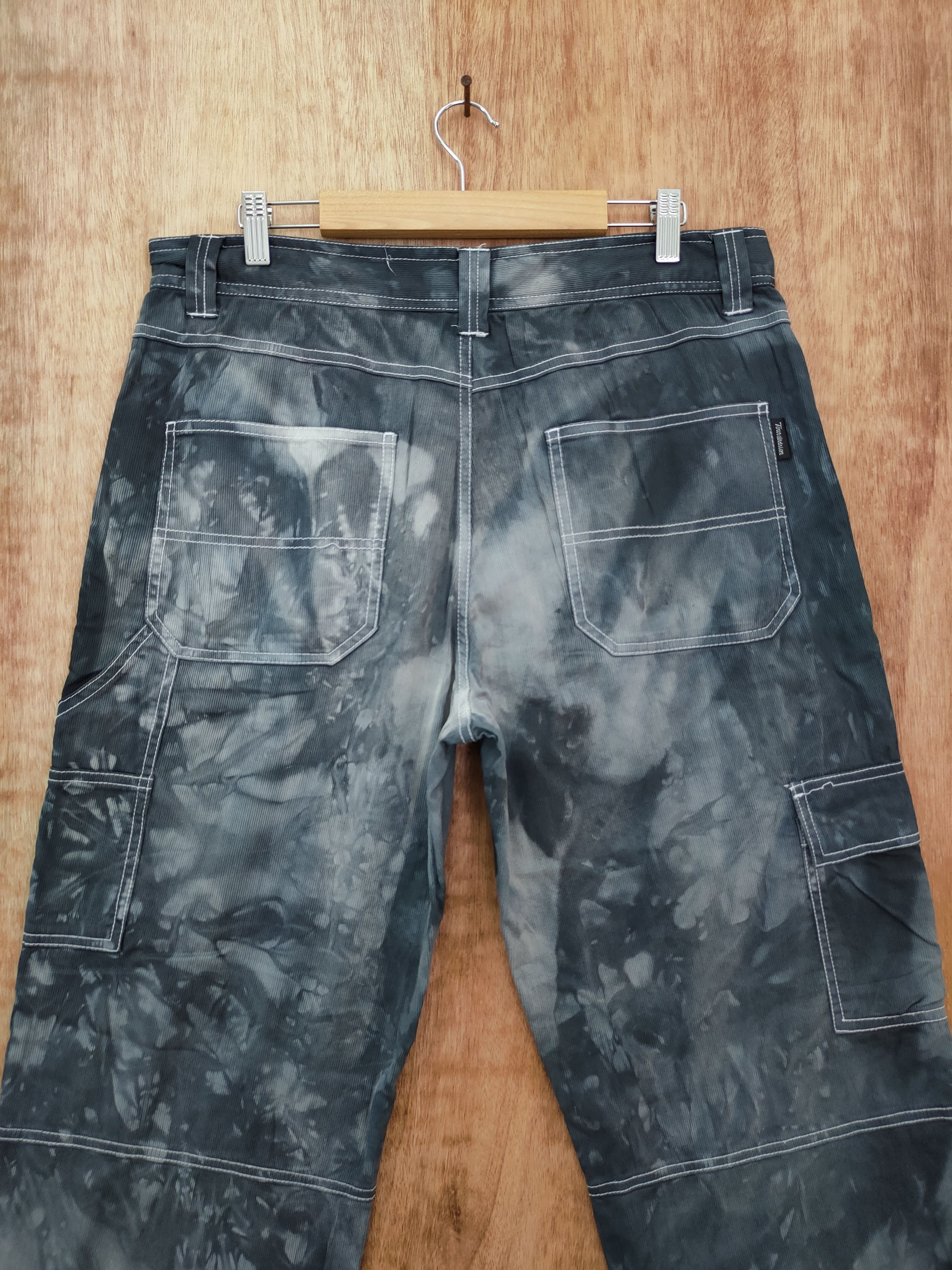 Faded Glory DLL tour division acid wash multipocket cargo pants #46-125 Size US 33 - 8 Thumbnail