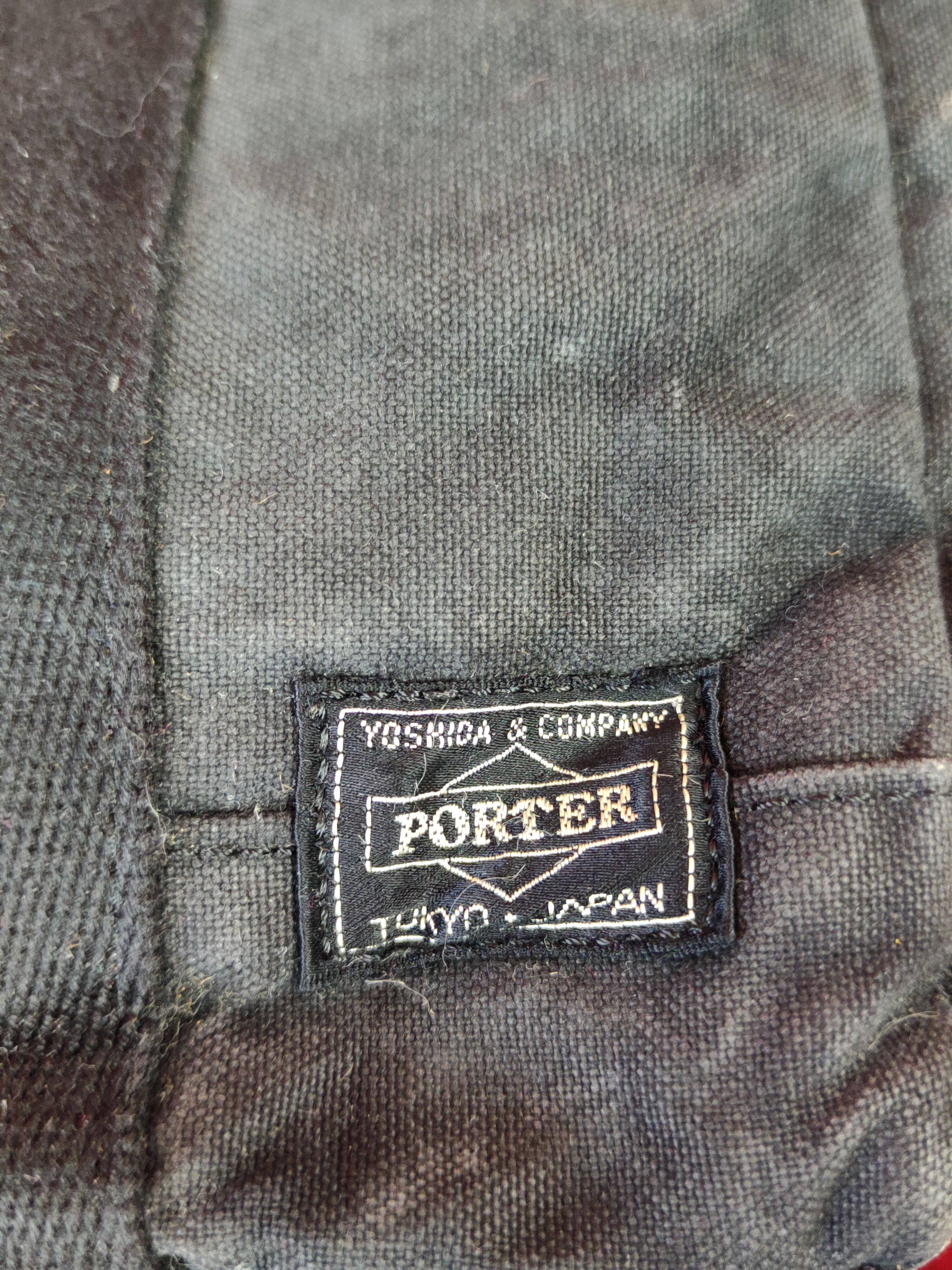 Porter DL Porter Tokyo Black Tote Bag Faded vintage #SB050 Size ONE SIZE - 2 Thumbnail