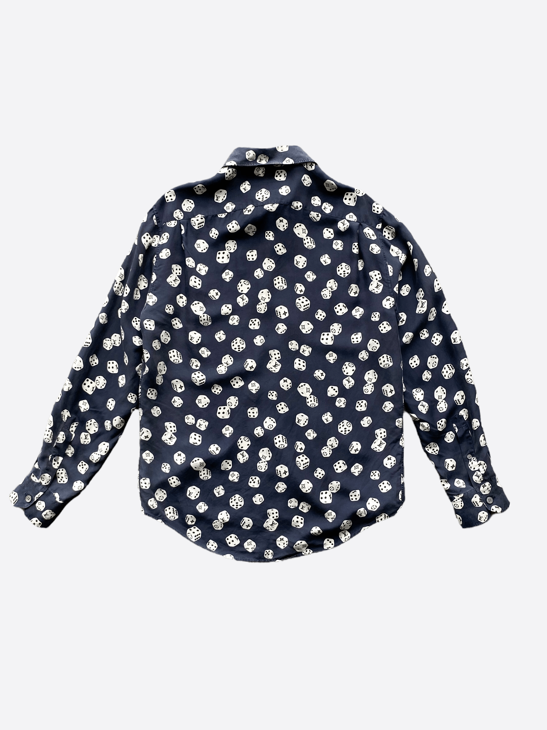 Louis Vuitton Dice Monogram Silk Button Up Shirt Size US M / EU 48-50 / 2 - 2 Thumbnail