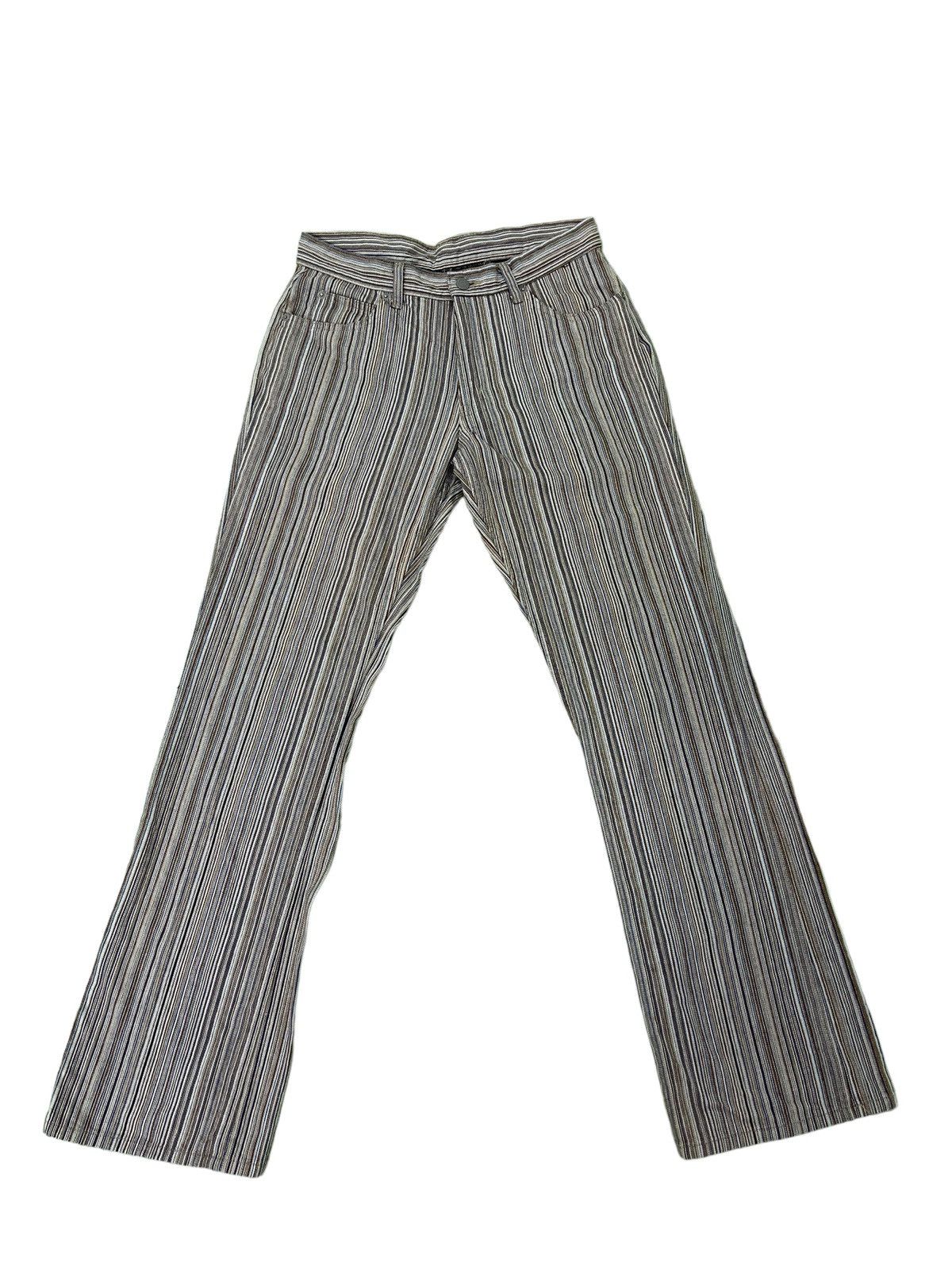 Japanese Brand Flare Jeans Big Smith Japan Pinstriped Boot Cut 5🟦1 Size US 31 - 2 Thumbnail