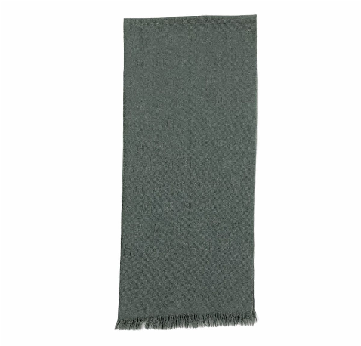 Japanese Brand Rare Monogram Scarf as Louis Vuitton LV Fendi Zucca Muffler Size ONE SIZE - 4 Thumbnail