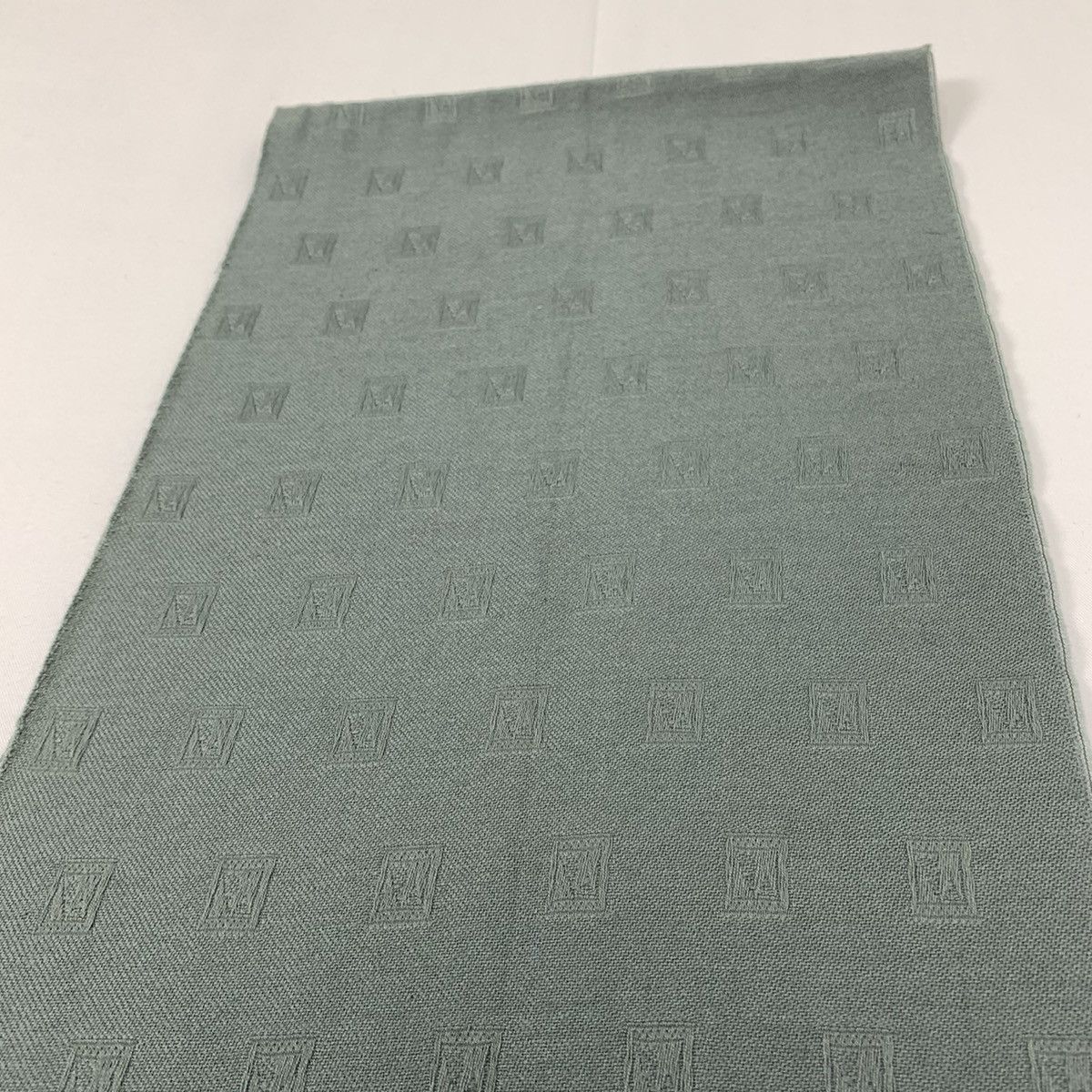 Japanese Brand Rare Monogram Scarf as Louis Vuitton LV Fendi Zucca Muffler Size ONE SIZE - 7 Thumbnail
