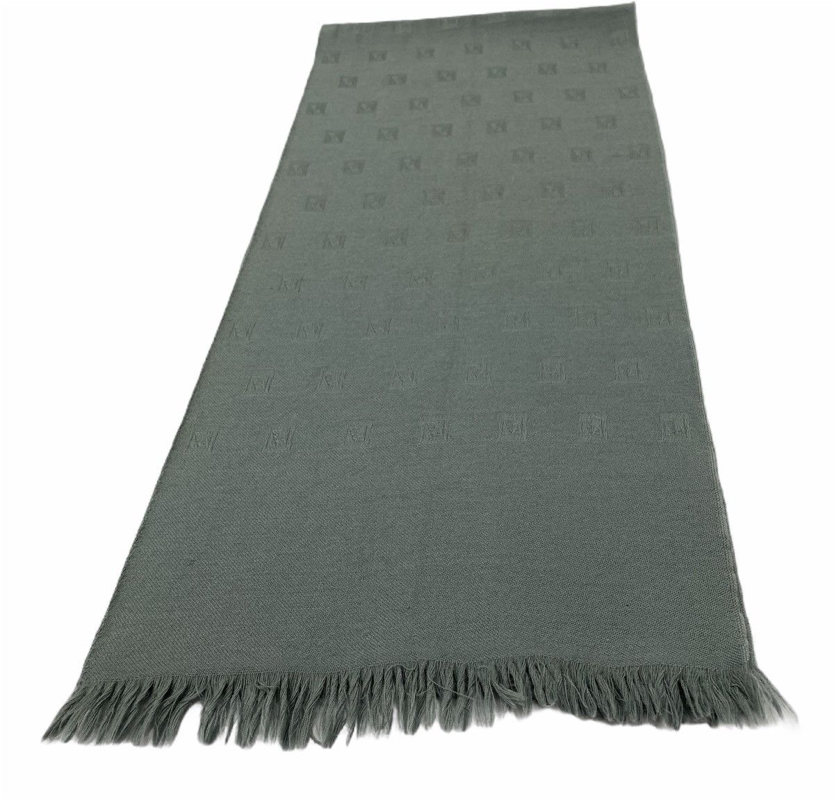 Japanese Brand Rare Monogram Scarf as Louis Vuitton LV Fendi Zucca Muffler Size ONE SIZE - 2 Thumbnail