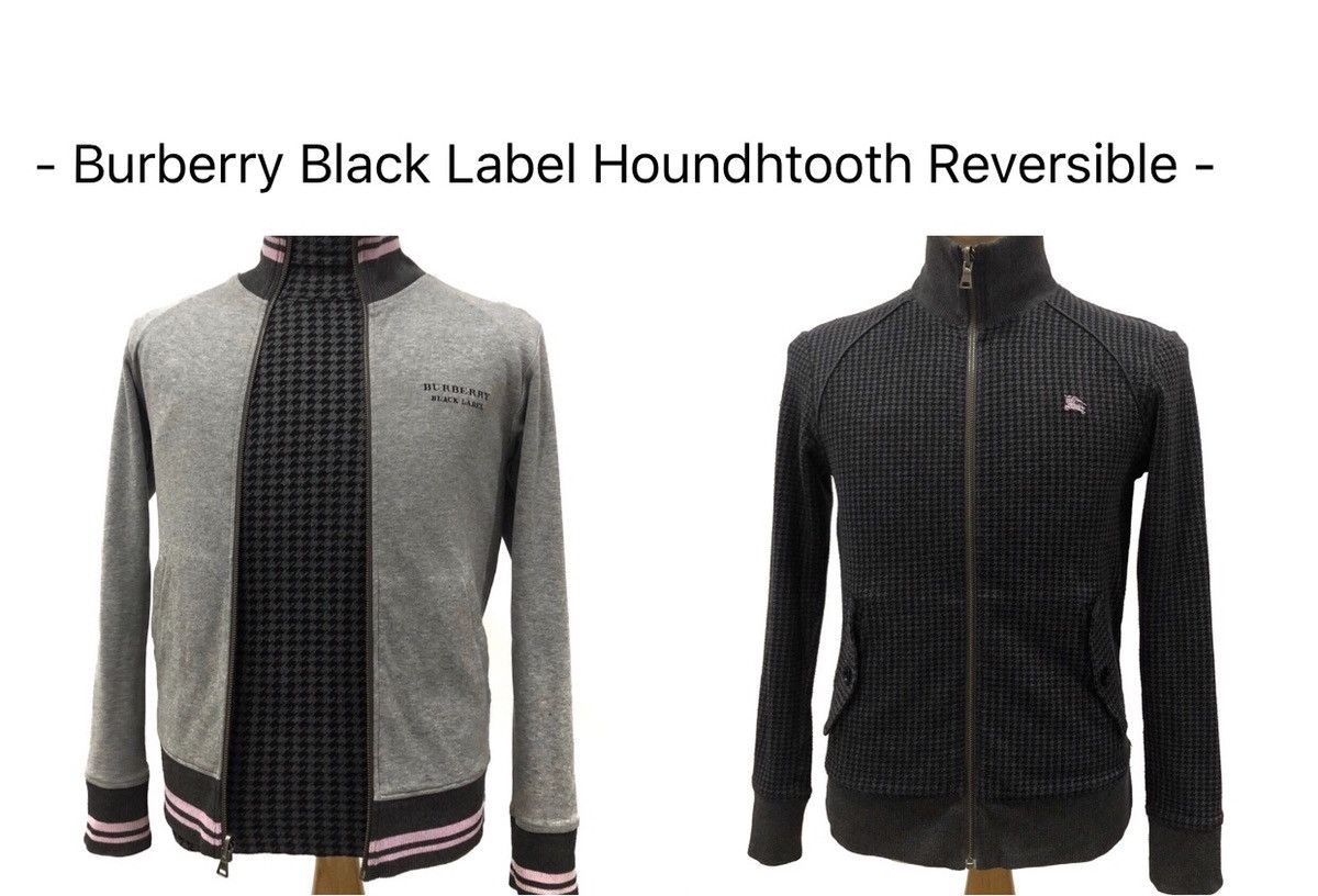 Burberry Burberry Black Label Houndstooth Reversible Sweater Size US S / EU 44-46 / 1 - 2 Thumbnail