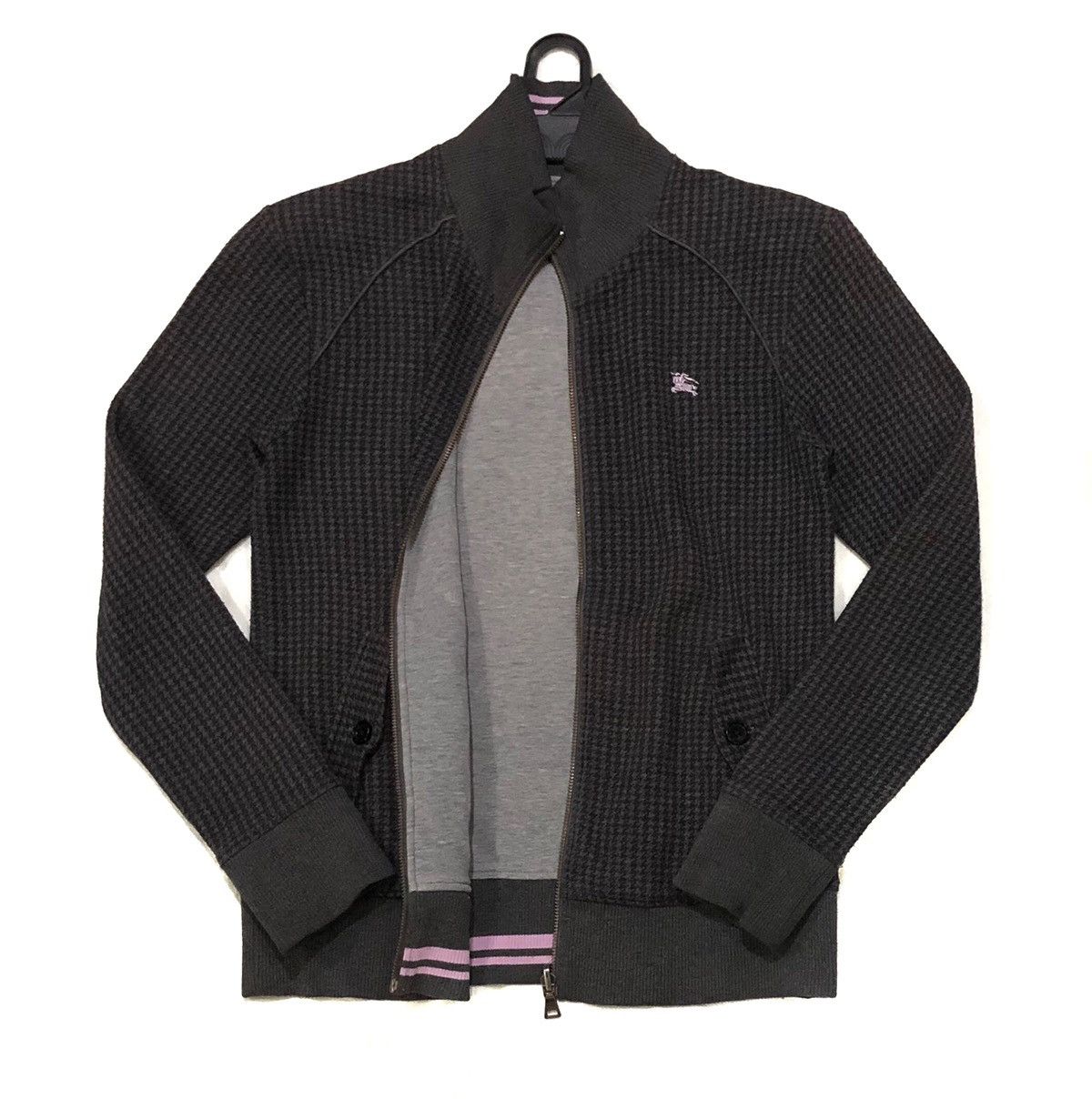 Burberry Burberry Black Label Houndstooth Reversible Sweater Size US S / EU 44-46 / 1 - 4 Thumbnail
