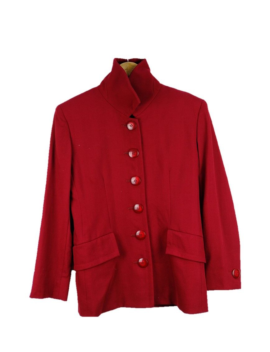 Yves Saint Laurent Vintage Yves Saint Lauren Wool Jacket Size US S / EU 44-46 / 1 - 1 Thumbnail
