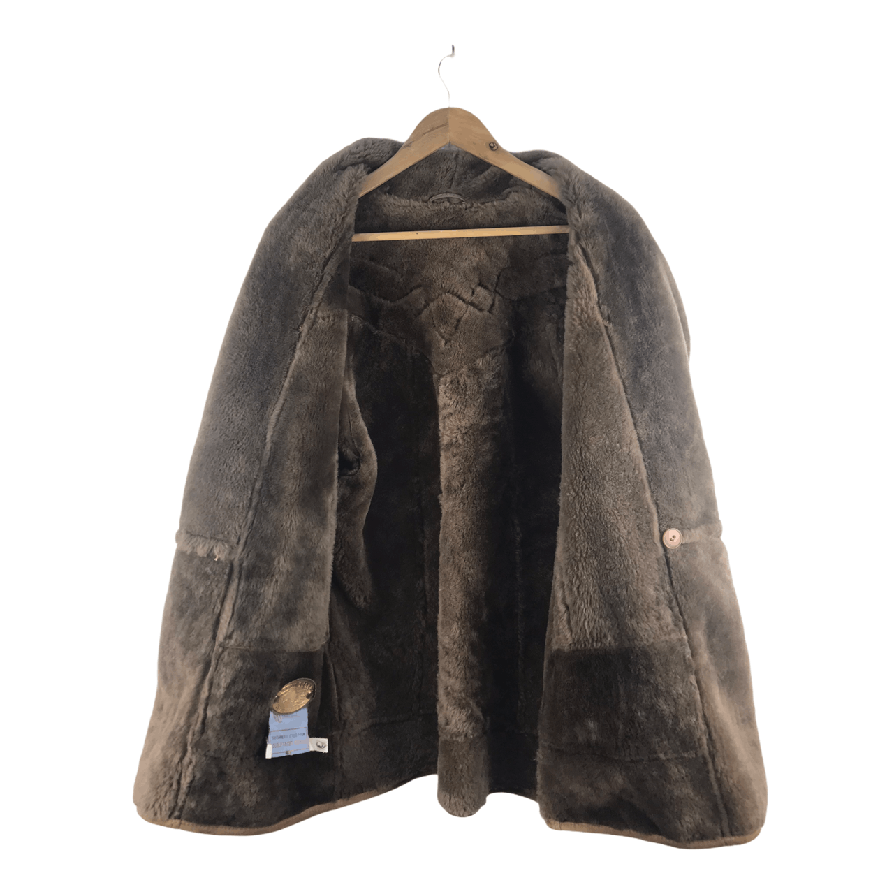 Other Vintage Down Under International Sheepskin Leather Jacket Size US L / EU 52-54 / 3 - 3 Thumbnail