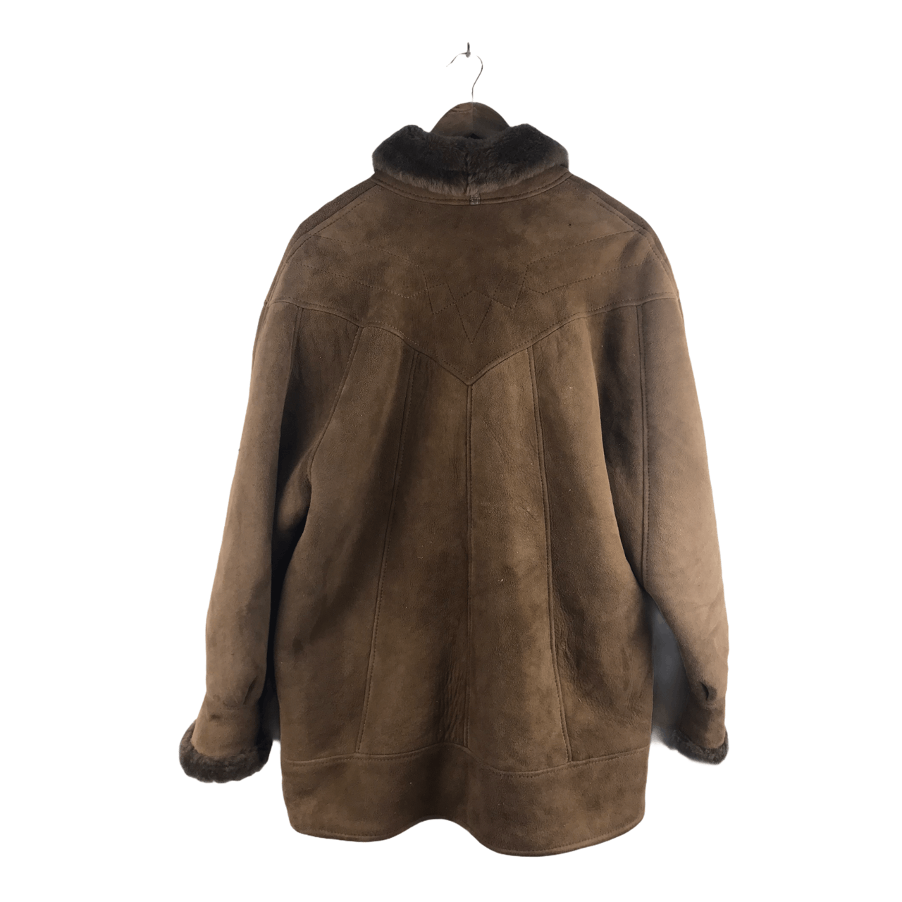 Other Vintage Down Under International Sheepskin Leather Jacket Size US L / EU 52-54 / 3 - 2 Thumbnail