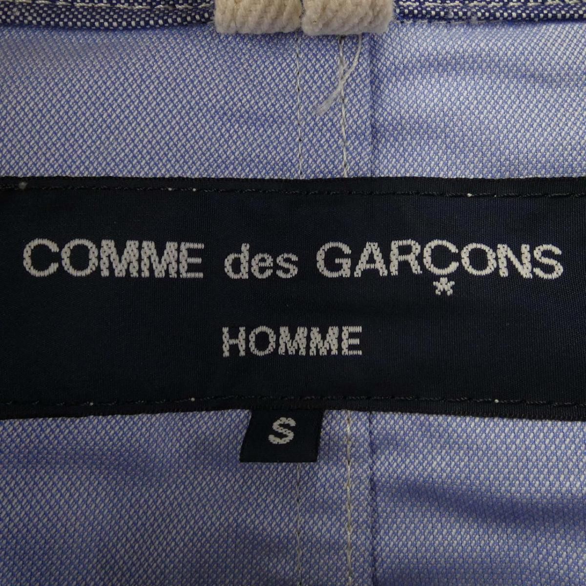 Comme des Garcons Homme Jacket Blue Overall Pattern Cotton Parka Size US S / EU 44-46 / 1 - 4 Thumbnail