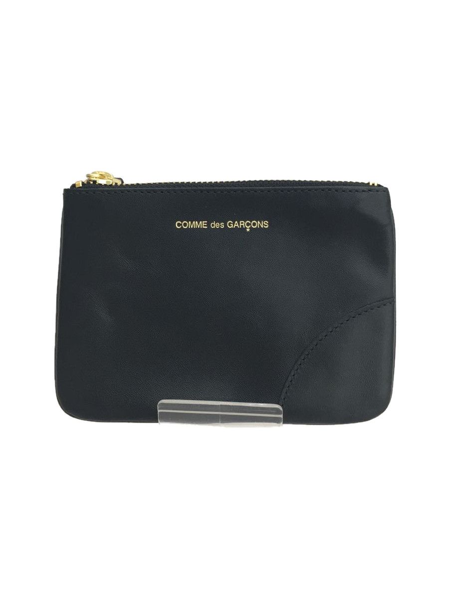 Wallets Black Coin Case Leather Logo