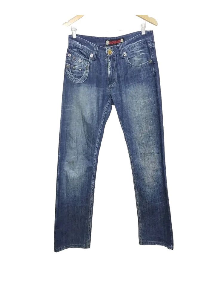 Dsquared2 DSQUARED2 Embroided Patch Denim Jeans Pant Size US 31 - 2 Thumbnail