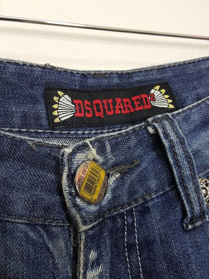 Dsquared2 DSQUARED2 Embroided Patch Denim Jeans Pant Size US 31 - 9 Thumbnail