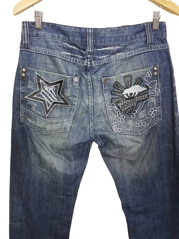 Dsquared2 DSQUARED2 Embroided Patch Denim Jeans Pant Size US 31 - 3 Thumbnail