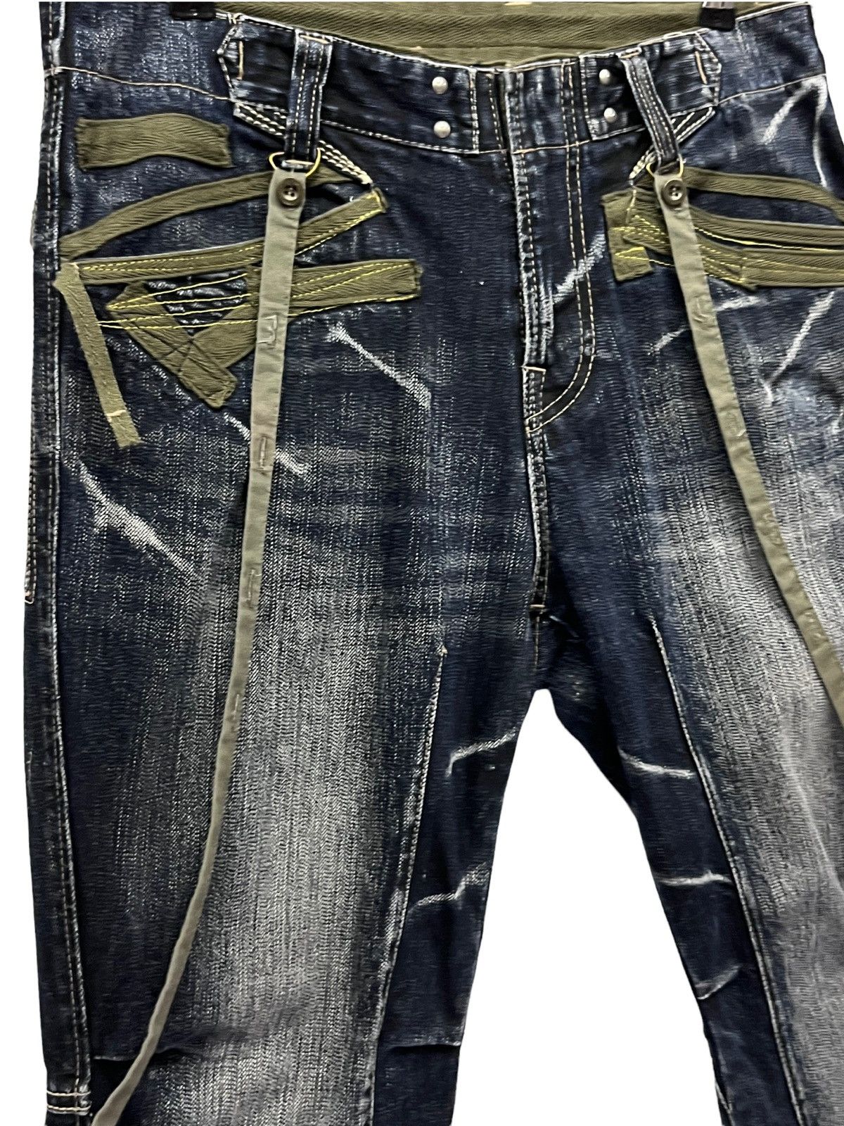 PPFM × Seditionaries 🔥PPFM Distressed Punk Custom Performance Bondage Suspender Size US 31 - 9 Thumbnail