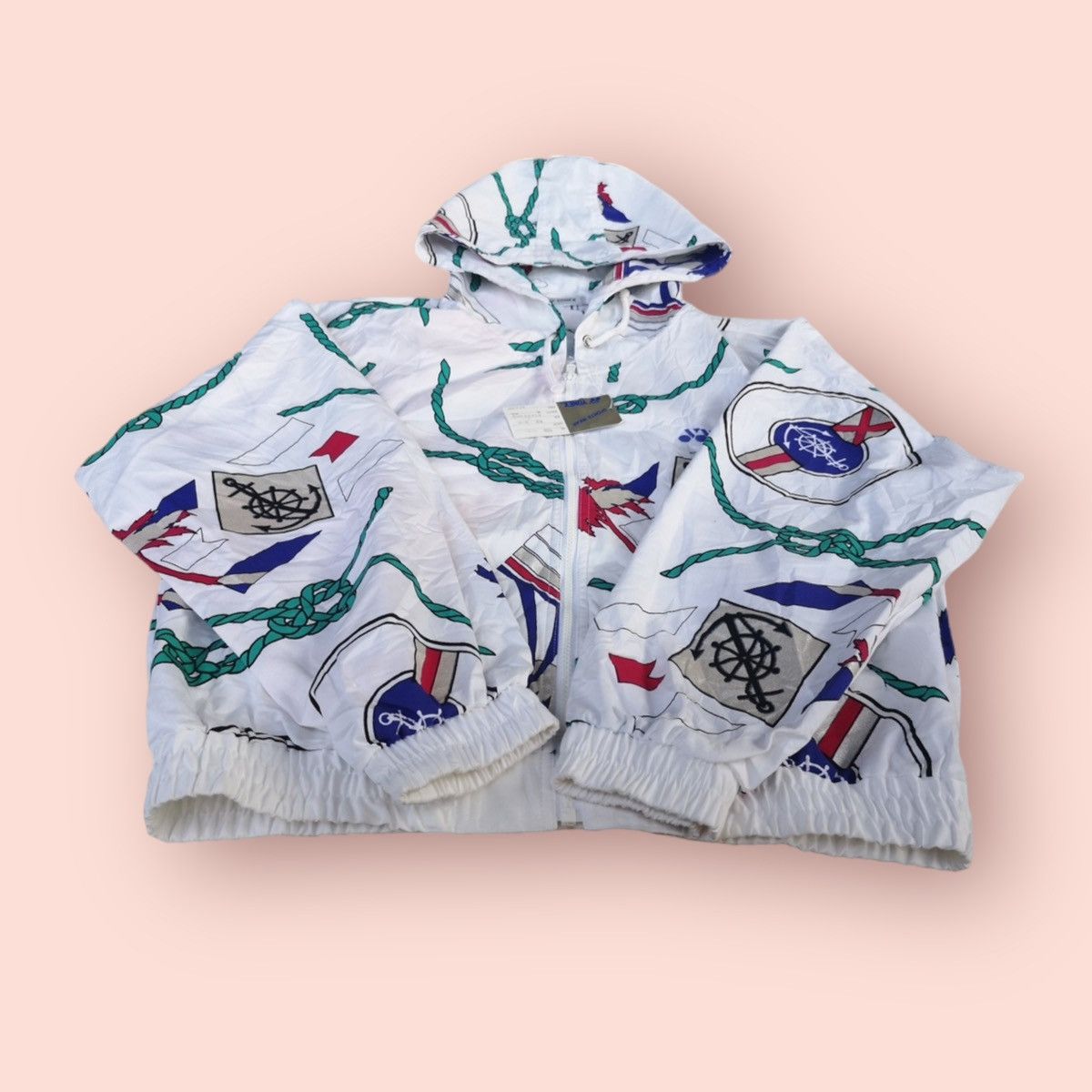 Japanese Brand × Vintage VINTAGE YONEX JAPAN SEA GAMES FULLPRINTED JACKET Size L / US 10 / IT 46 - 10 Thumbnail