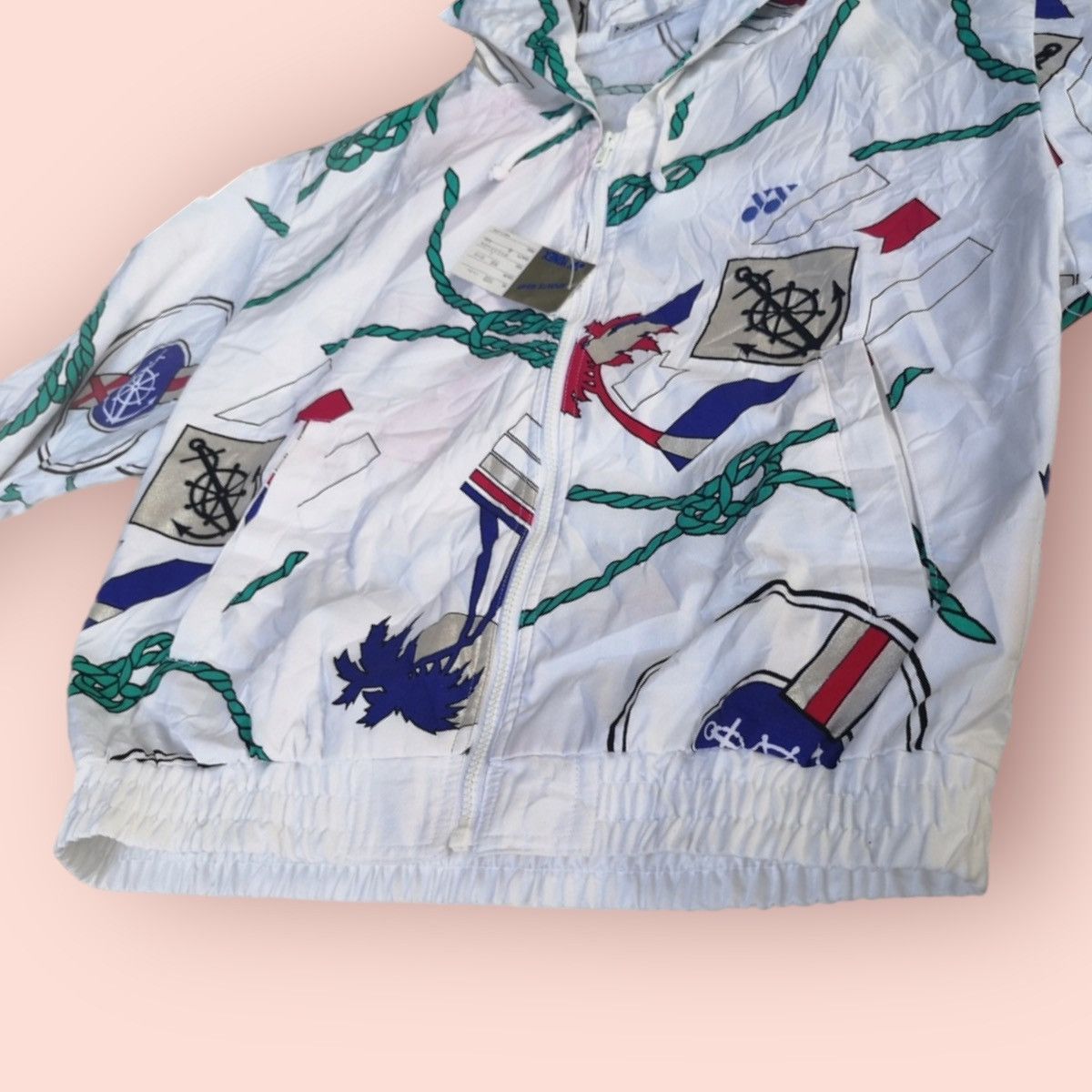 Japanese Brand × Vintage VINTAGE YONEX JAPAN SEA GAMES FULLPRINTED JACKET Size L / US 10 / IT 46 - 4 Thumbnail