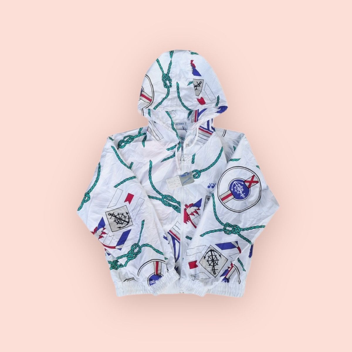 Japanese Brand × Vintage VINTAGE YONEX JAPAN SEA GAMES FULLPRINTED JACKET Size L / US 10 / IT 46 - 1 Thumbnail