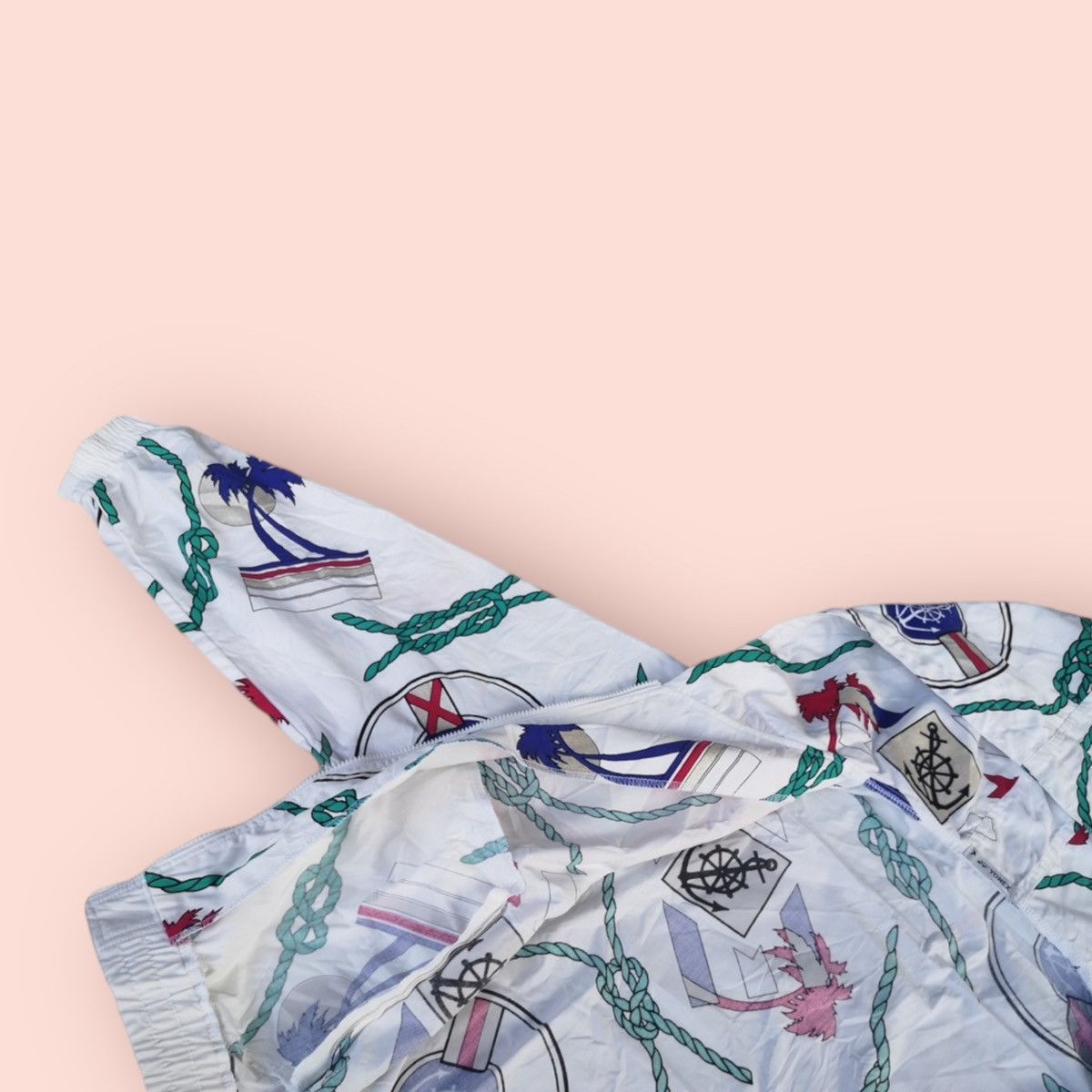 Japanese Brand × Vintage VINTAGE YONEX JAPAN SEA GAMES FULLPRINTED JACKET Size L / US 10 / IT 46 - 8 Thumbnail
