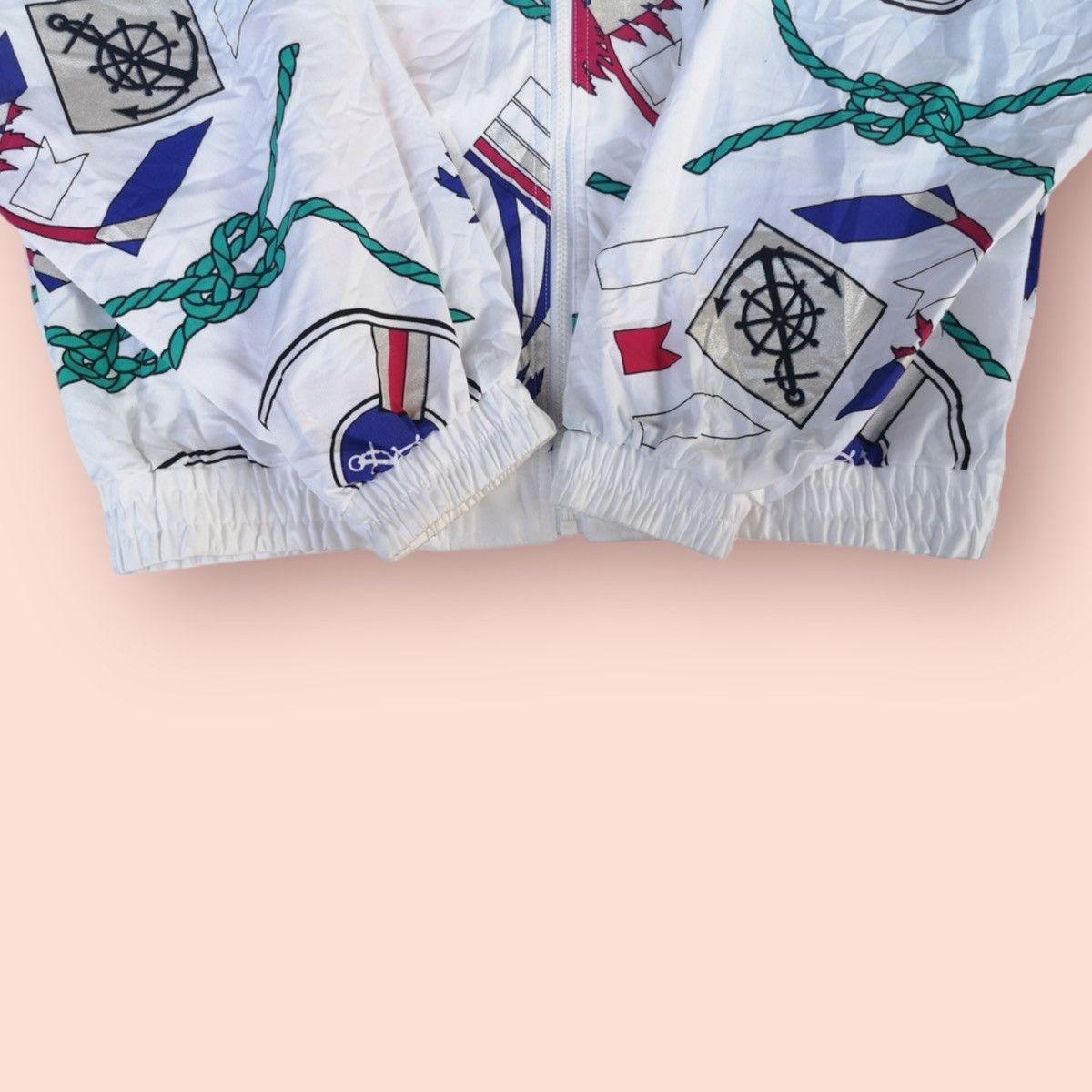 Japanese Brand × Vintage VINTAGE YONEX JAPAN SEA GAMES FULLPRINTED JACKET Size L / US 10 / IT 46 - 12 Thumbnail