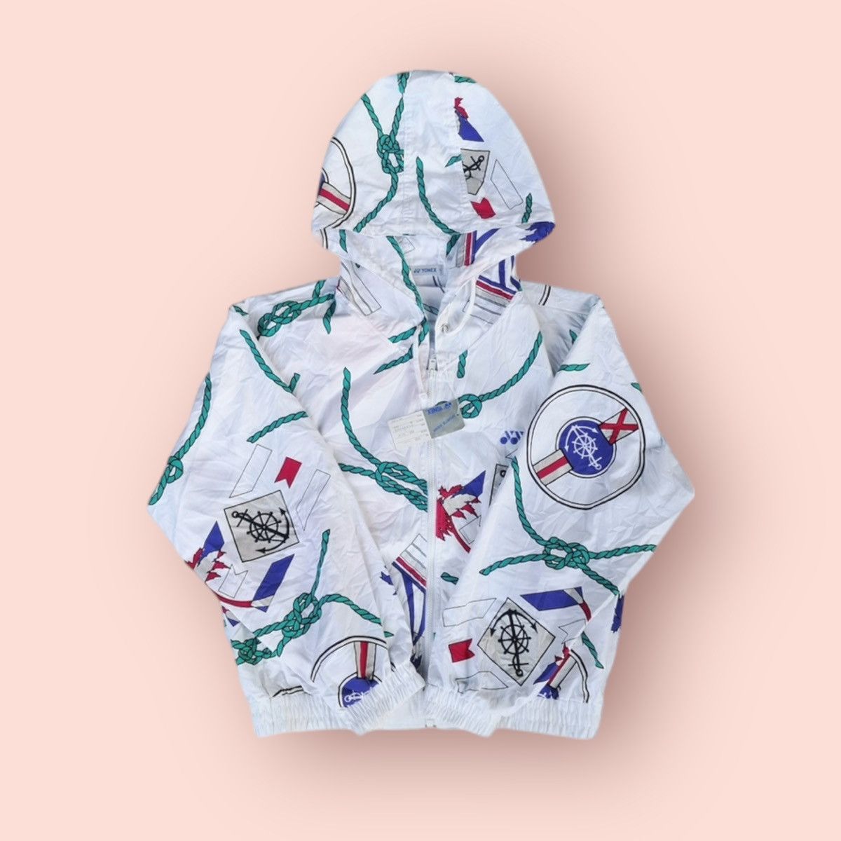 Japanese Brand × Vintage VINTAGE YONEX JAPAN SEA GAMES FULLPRINTED JACKET Size L / US 10 / IT 46 - 2 Thumbnail