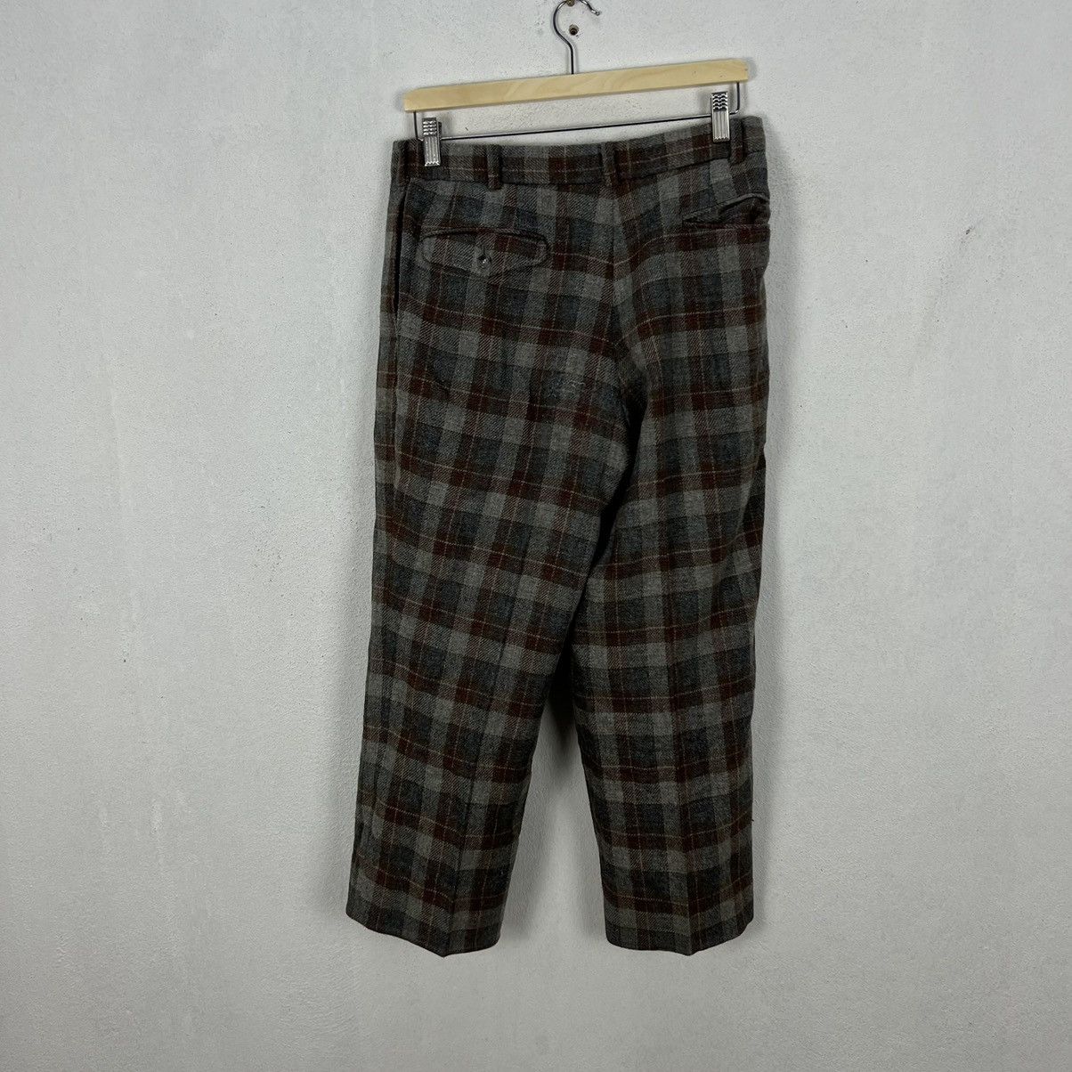 Japanese Brand VINTAGE HERRITAGE GOLF CLASSIC PANTS TARTAN DESIGN Size US 32 / EU 48 - 7 Thumbnail