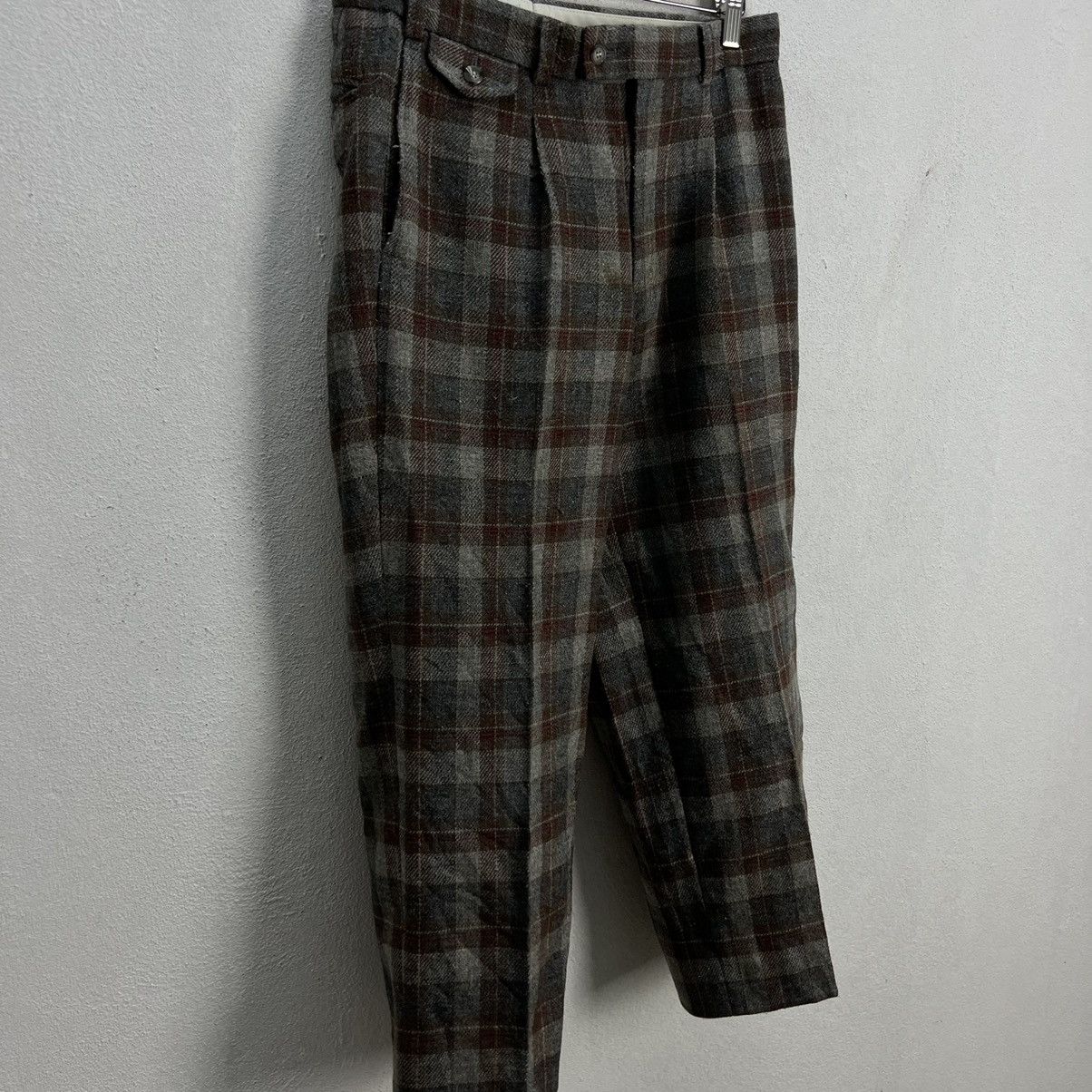 Japanese Brand VINTAGE HERRITAGE GOLF CLASSIC PANTS TARTAN DESIGN Size US 32 / EU 48 - 5 Thumbnail