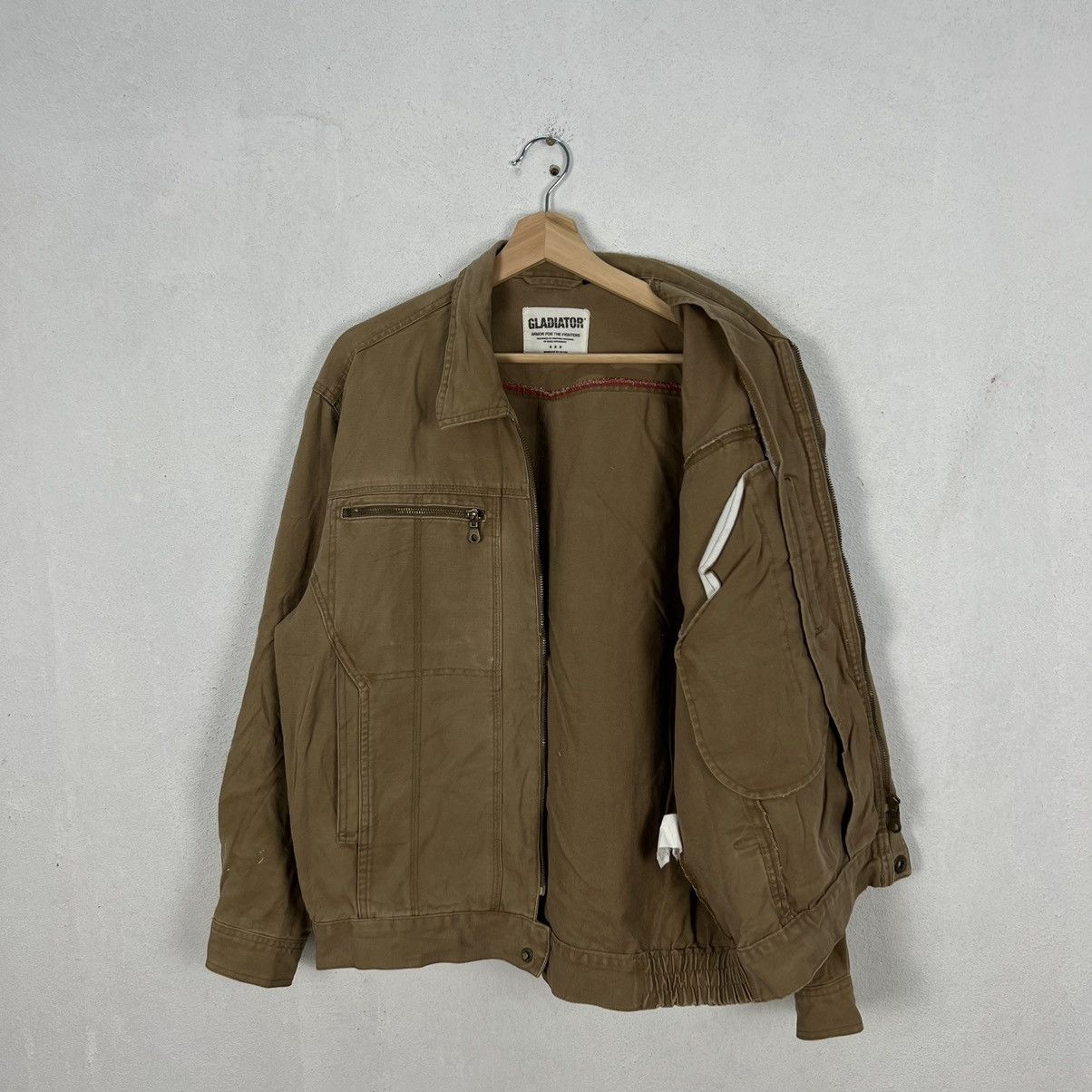 Japanese Brand VINTAGE GLADIATOR BOMBER JACKET MILITARY COLLECTIONS DESIGN Size US L / EU 52-54 / 3 - 10 Thumbnail