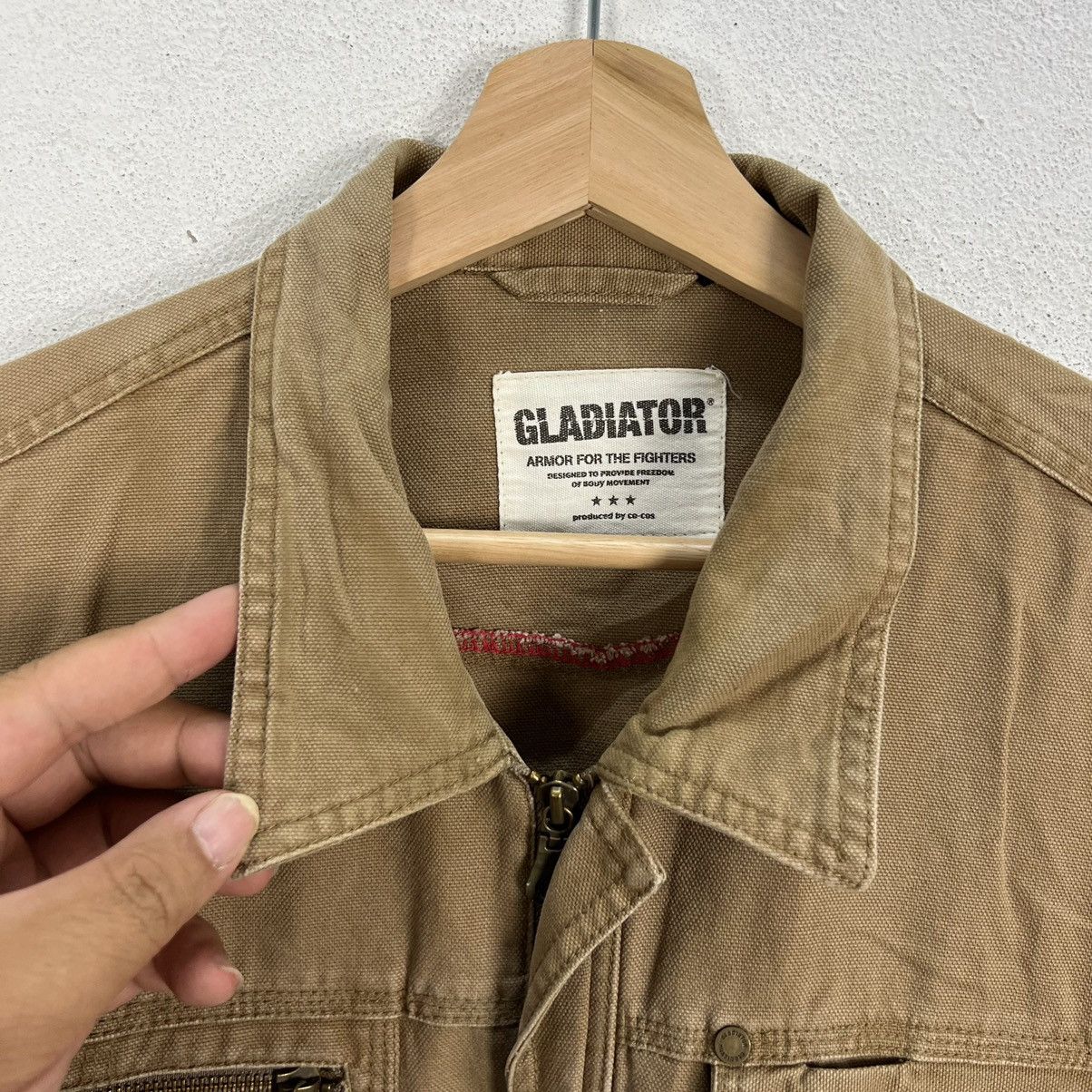 Japanese Brand VINTAGE GLADIATOR BOMBER JACKET MILITARY COLLECTIONS DESIGN Size US L / EU 52-54 / 3 - 6 Thumbnail