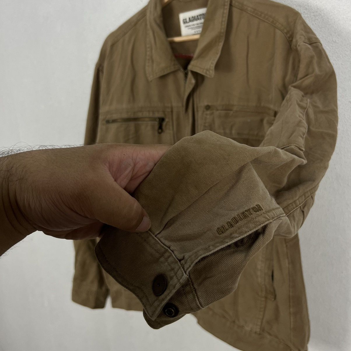 Japanese Brand VINTAGE GLADIATOR BOMBER JACKET MILITARY COLLECTIONS DESIGN Size US L / EU 52-54 / 3 - 8 Thumbnail
