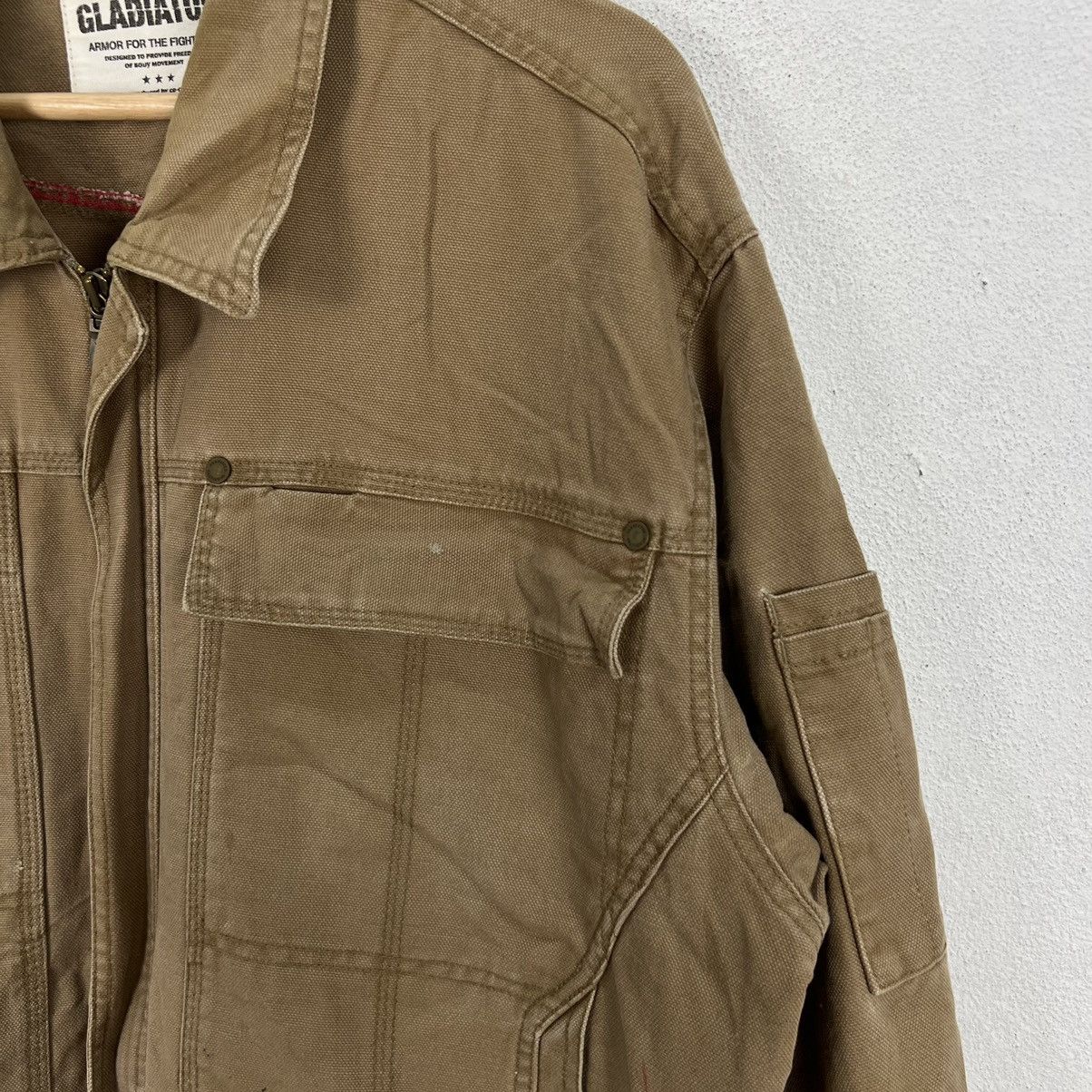 Japanese Brand VINTAGE GLADIATOR BOMBER JACKET MILITARY COLLECTIONS DESIGN Size US L / EU 52-54 / 3 - 5 Thumbnail