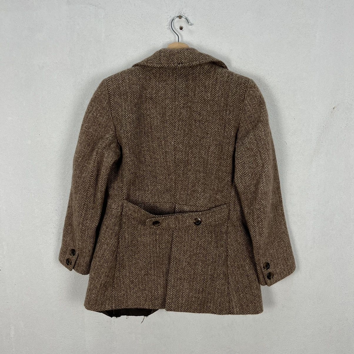 Vintage WOOL JACKET HERNO HARRIS TWEED Size US S / EU 44-46 / 1 - 8 Thumbnail