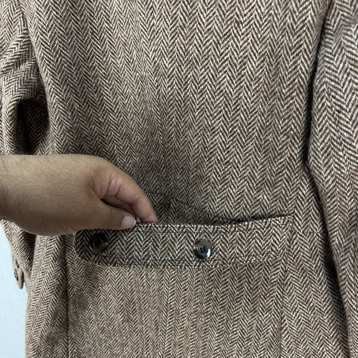 Vintage WOOL JACKET HERNO HARRIS TWEED Size US S / EU 44-46 / 1 - 9 Thumbnail