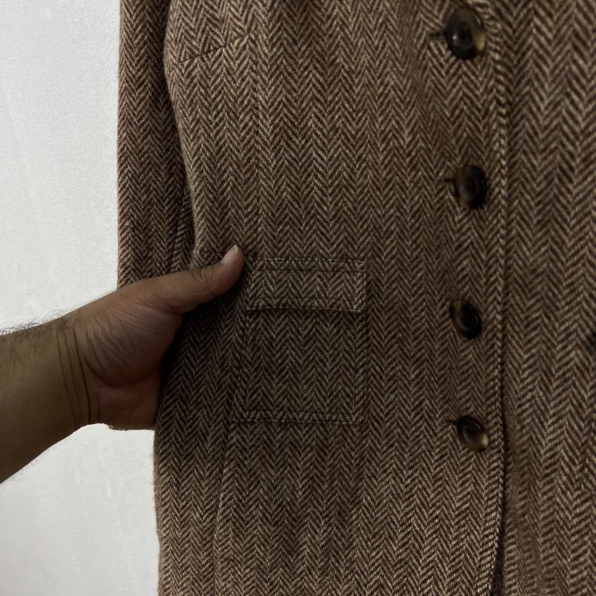 Vintage WOOL JACKET HERNO HARRIS TWEED Size US S / EU 44-46 / 1 - 6 Thumbnail