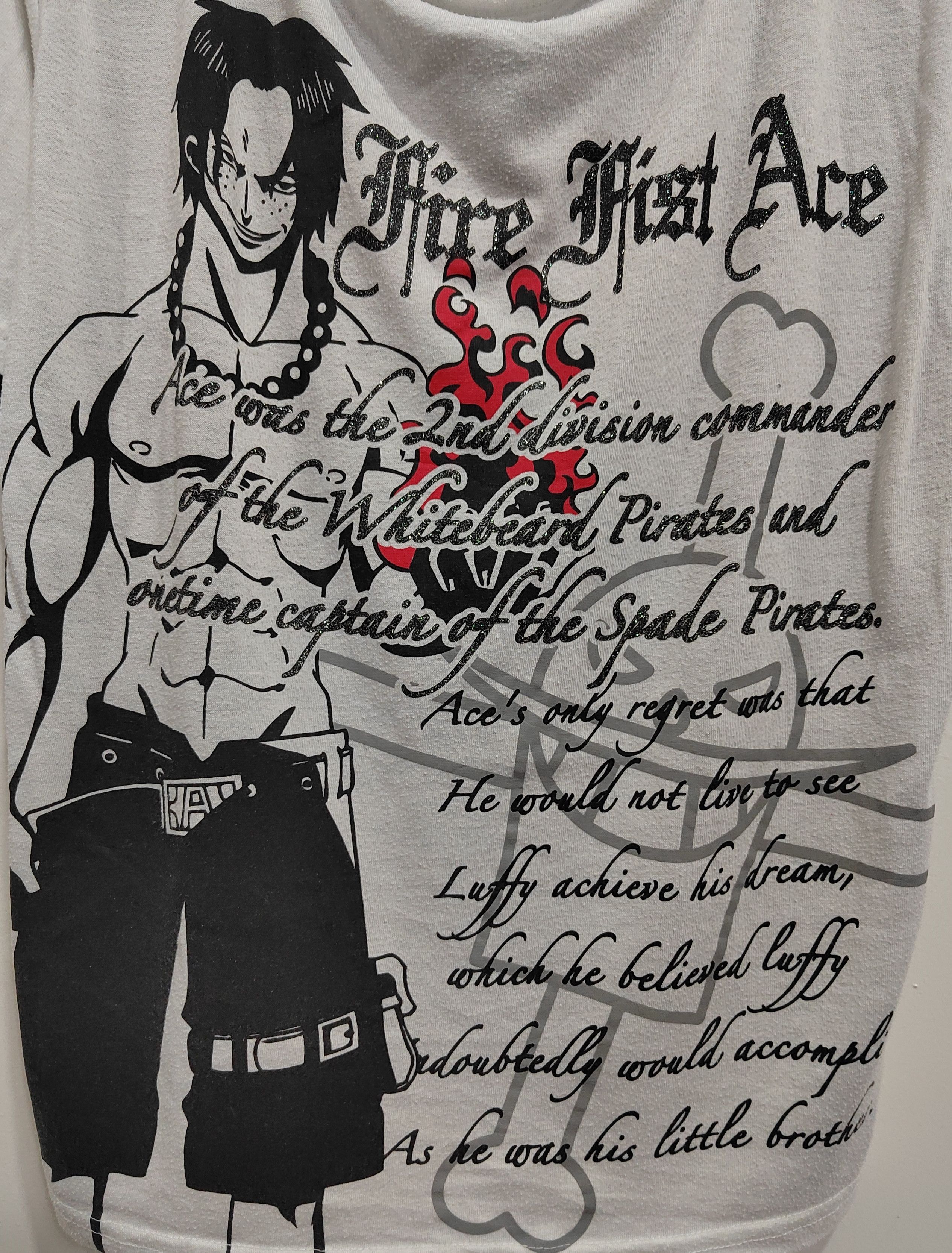 Anime × Cartoon Network × One Piece One Piece Portgas D. Ace Mugiwara Whitebaeard Pirates Size US M / EU 48-50 / 2 - 2 Thumbnail