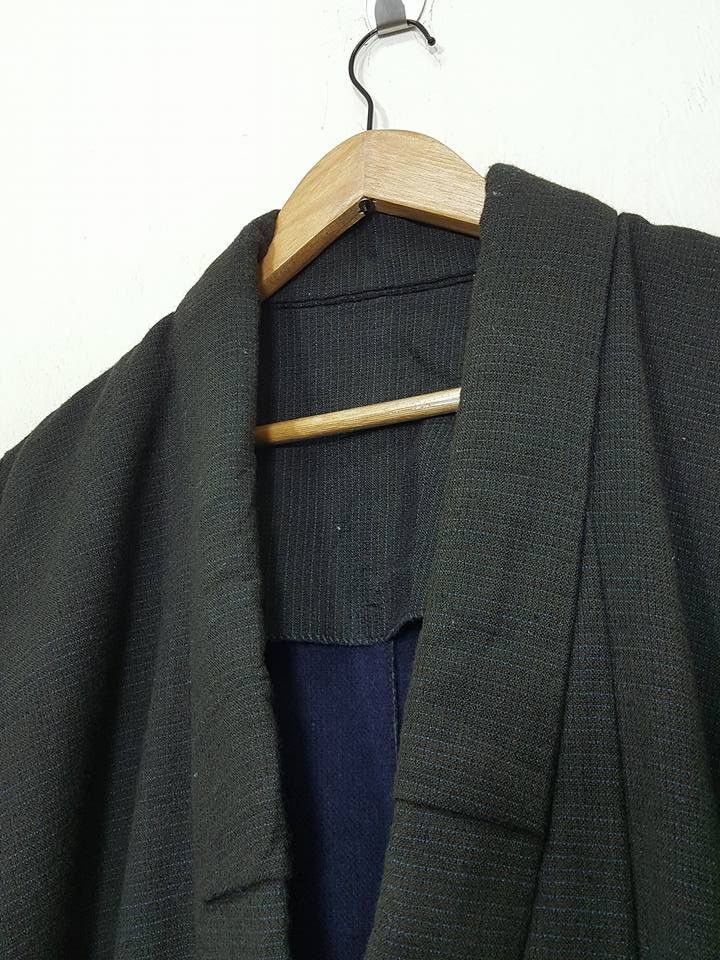 Other Haori Dyed Long Kimono Padded Closure Weaved Japanese Size US M / EU 48-50 / 2 - 5 Thumbnail