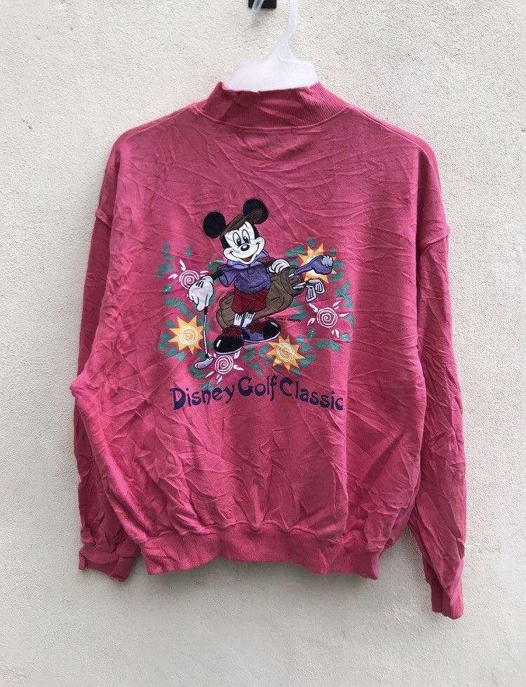 Disney Vintage 80s Mickey Mouse zip Up Jacket Size US M / EU 48-50 / 2 - 1 Thumbnail