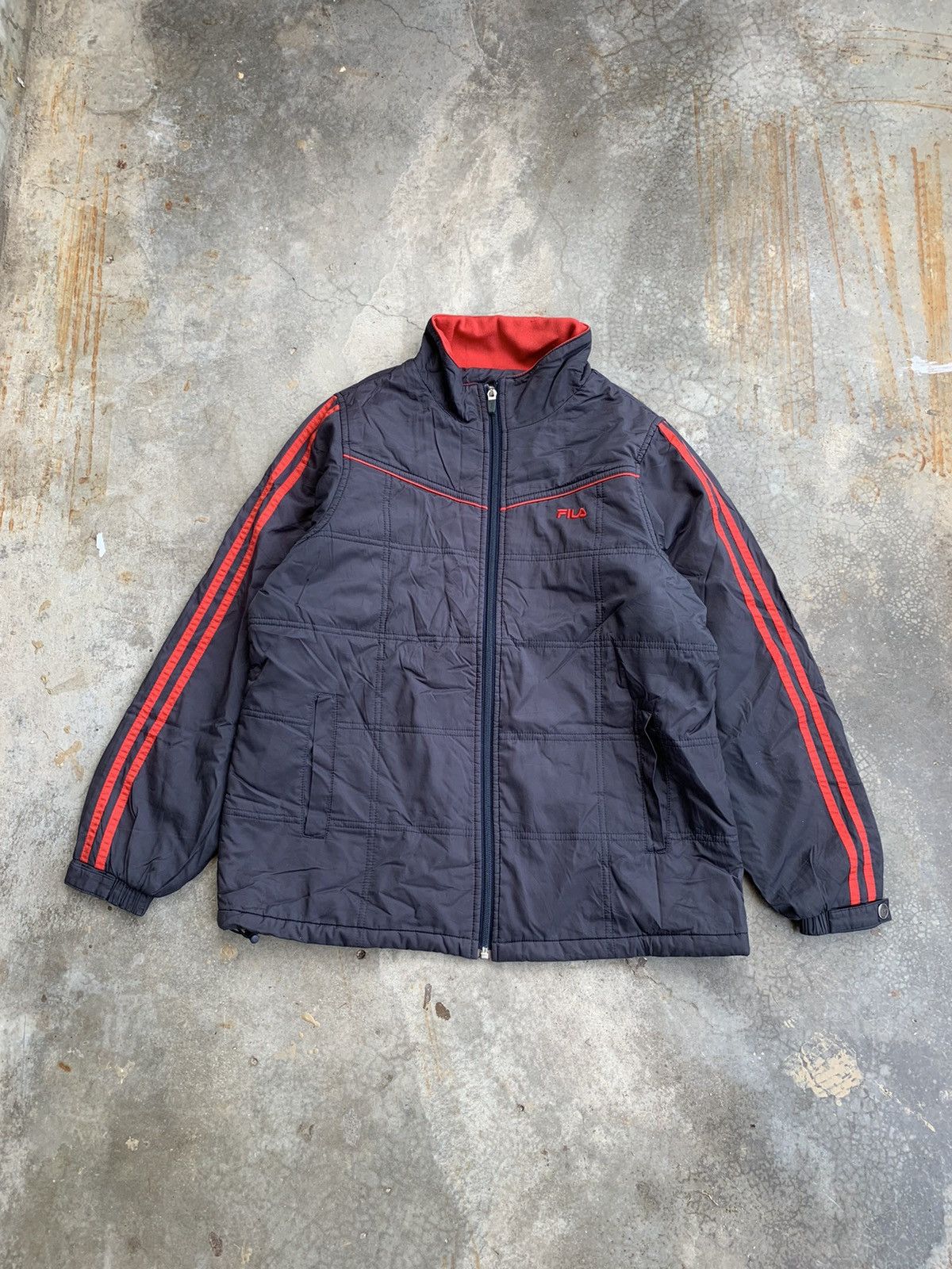 Fila Vintage Fila Jacket stripes water resistant Size US M / EU 48-50 / 2 - 1 Thumbnail