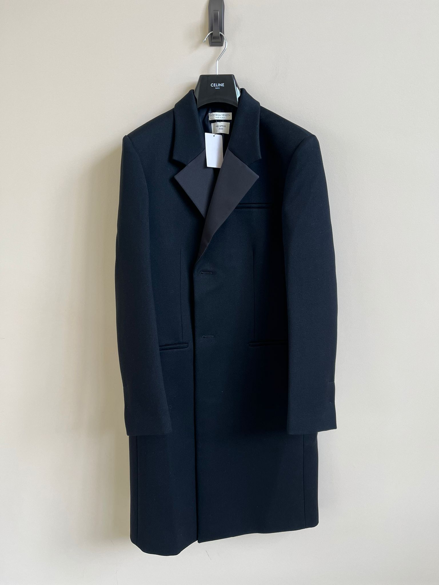 Bottega Veneta Long Coat in Black Color Size US L / EU 52-54 / 3 - 2 Thumbnail