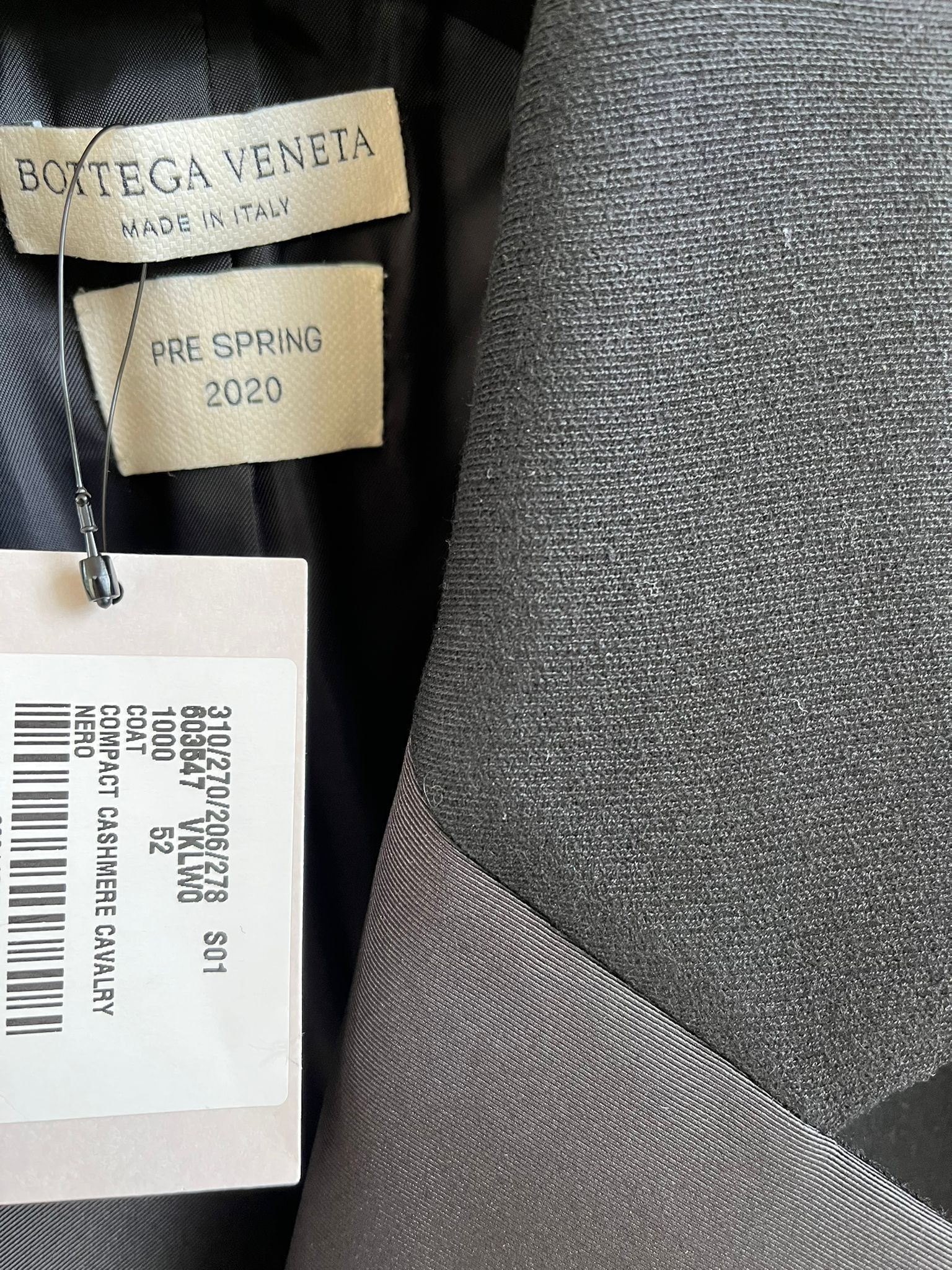 Bottega Veneta Long Coat in Black Color Size US L / EU 52-54 / 3 - 14 Thumbnail