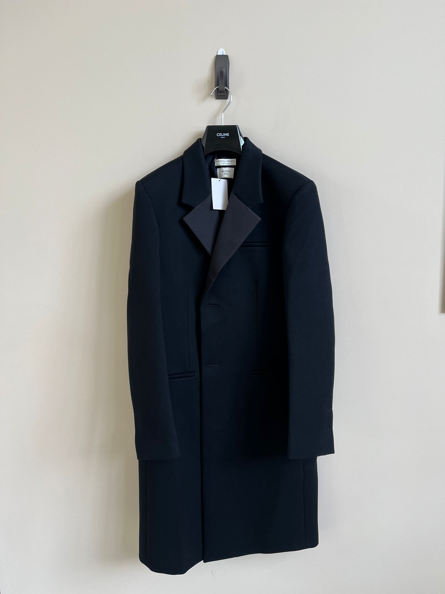 Bottega Veneta Long Coat in Black Color Size US L / EU 52-54 / 3 - 1 Thumbnail