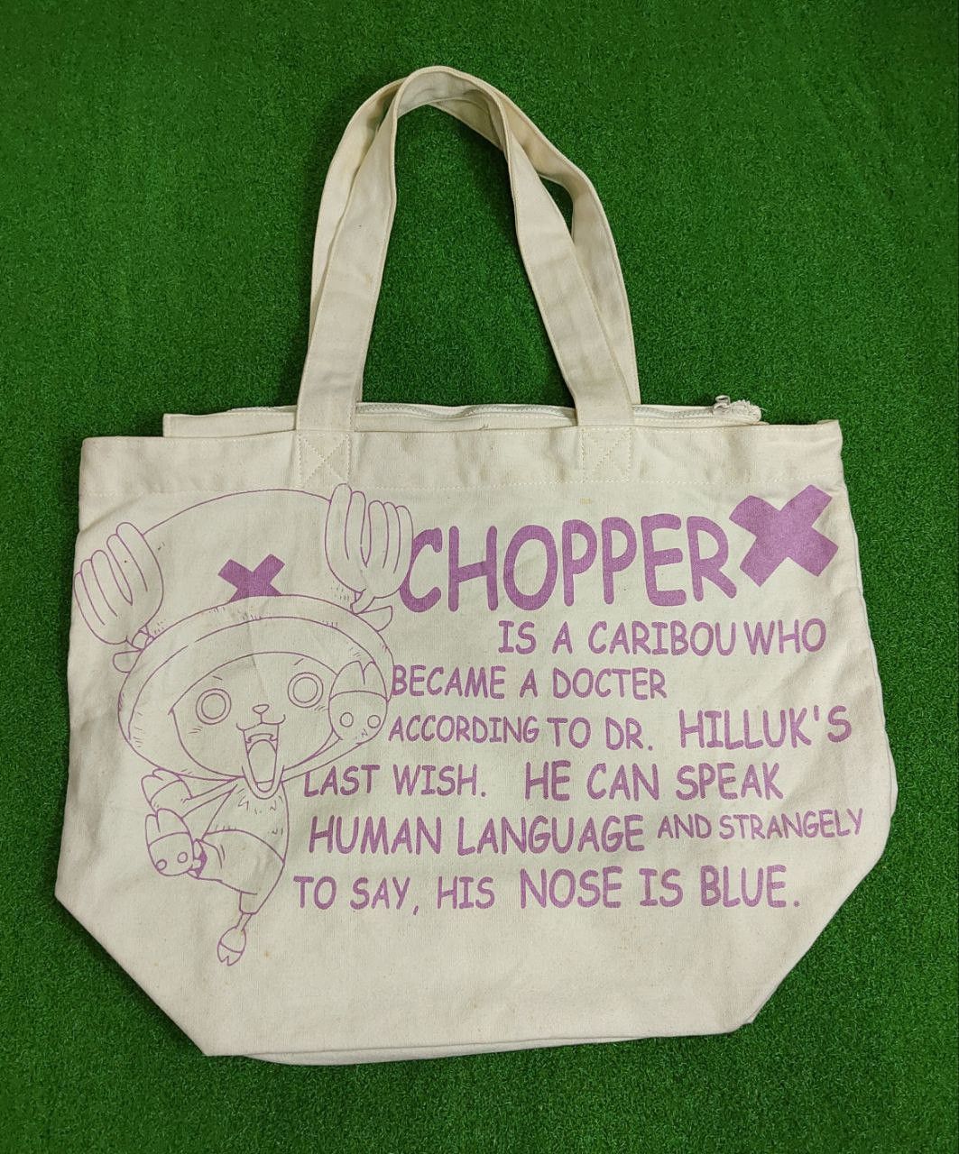 Cartoon Network × Japanese Brand × One Piece One Piece X Tony Chopper Tote Bag White Size ONE SIZE - 3 Thumbnail