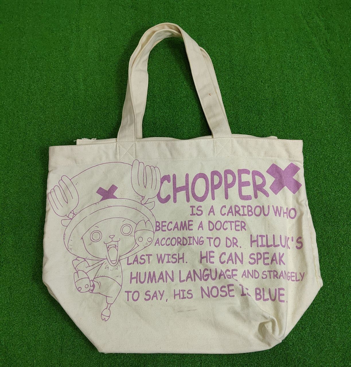 Cartoon Network × Japanese Brand × One Piece One Piece X Tony Chopper Tote Bag White Size ONE SIZE - 1 Thumbnail