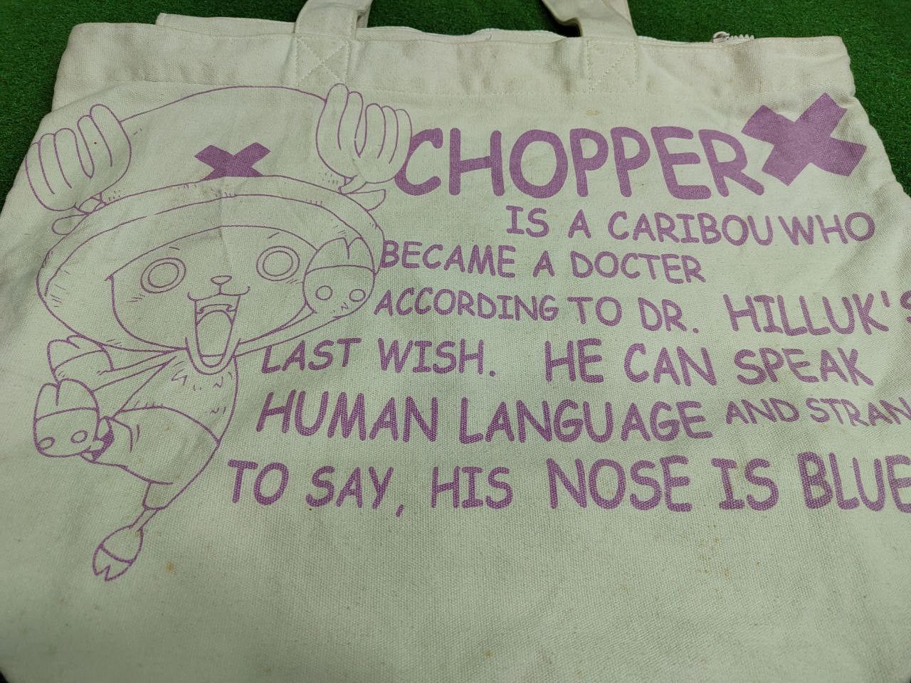 Cartoon Network × Japanese Brand × One Piece One Piece X Tony Chopper Tote Bag White Size ONE SIZE - 2 Thumbnail