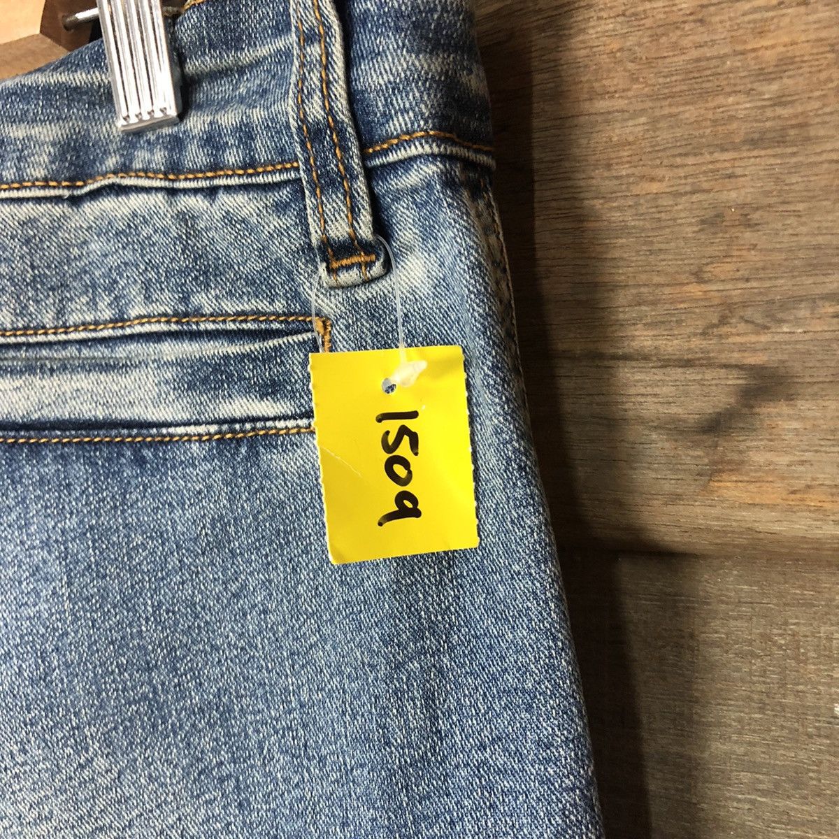 Japanese Brand DLL Denim Wave List Boot Cut Blue Multipocket Pants #1509 Size US 26 / EU 42 - 8 Thumbnail